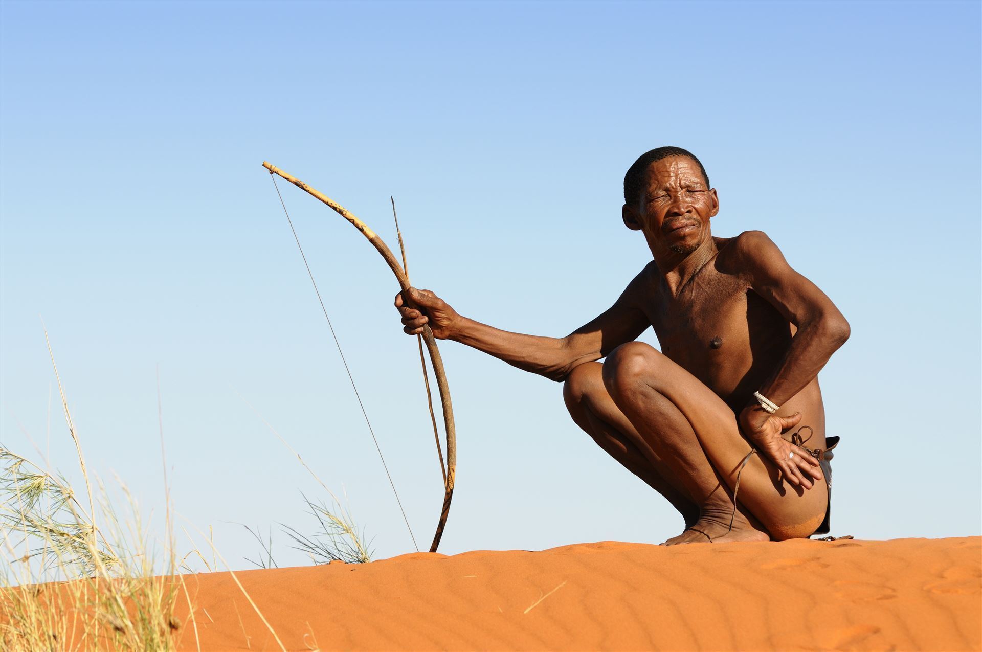 Namibia_Kalahari_Wueste_Buschmann