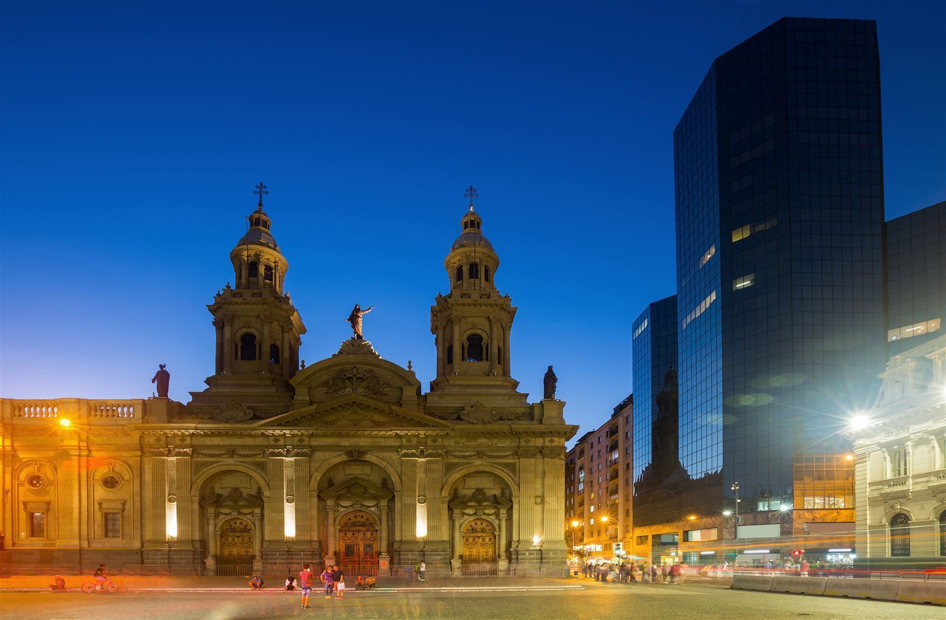 Plaza de Armas bei Nacht