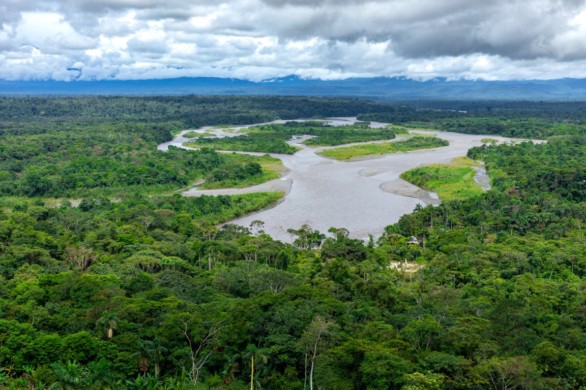 Ecuador Amazonas Regenwald von oben