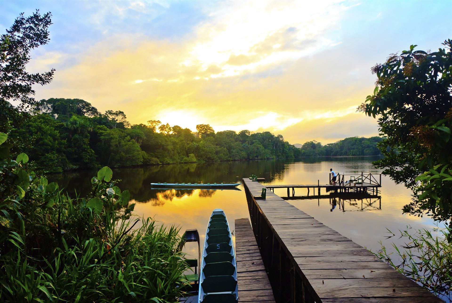 Anlegestation am Amazonas