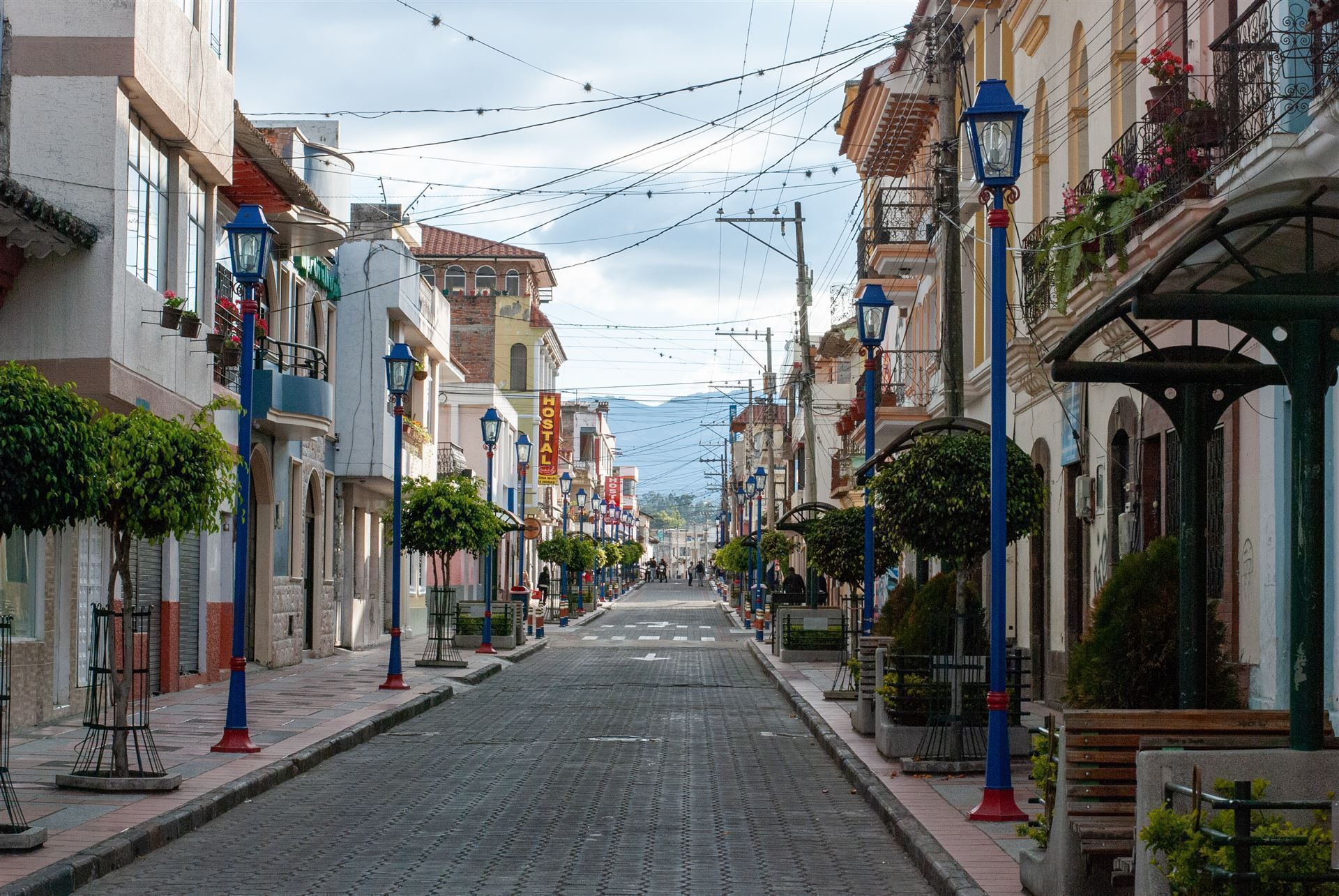 Straße in Cotacachi