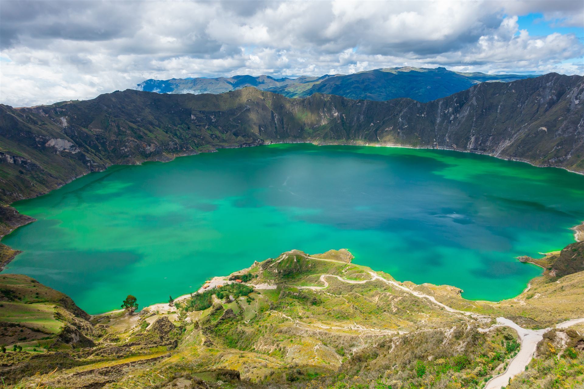 Traumhafter Ausblick auf den Laguna Quilotoa
