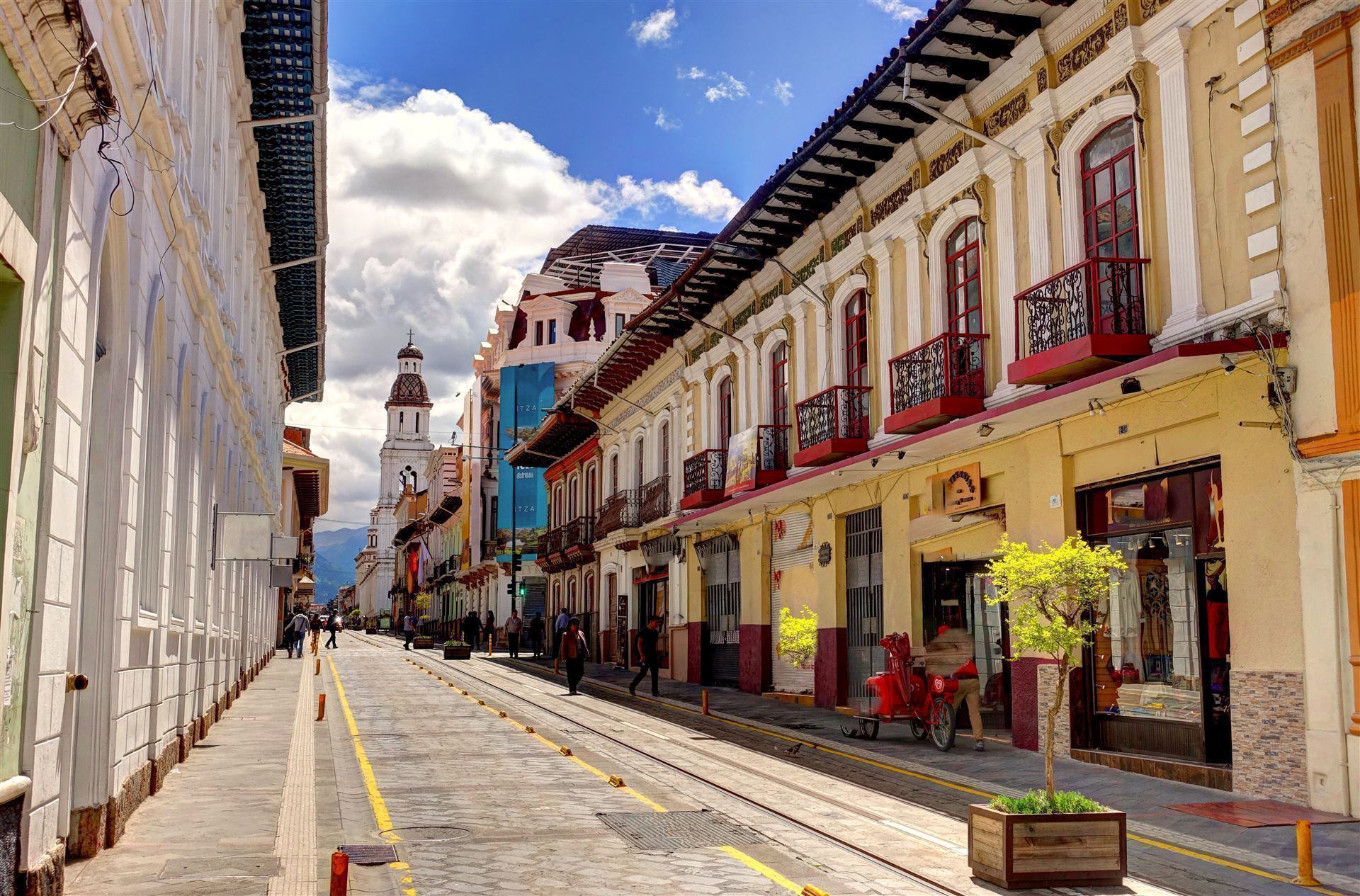 Straße in Cuenca
