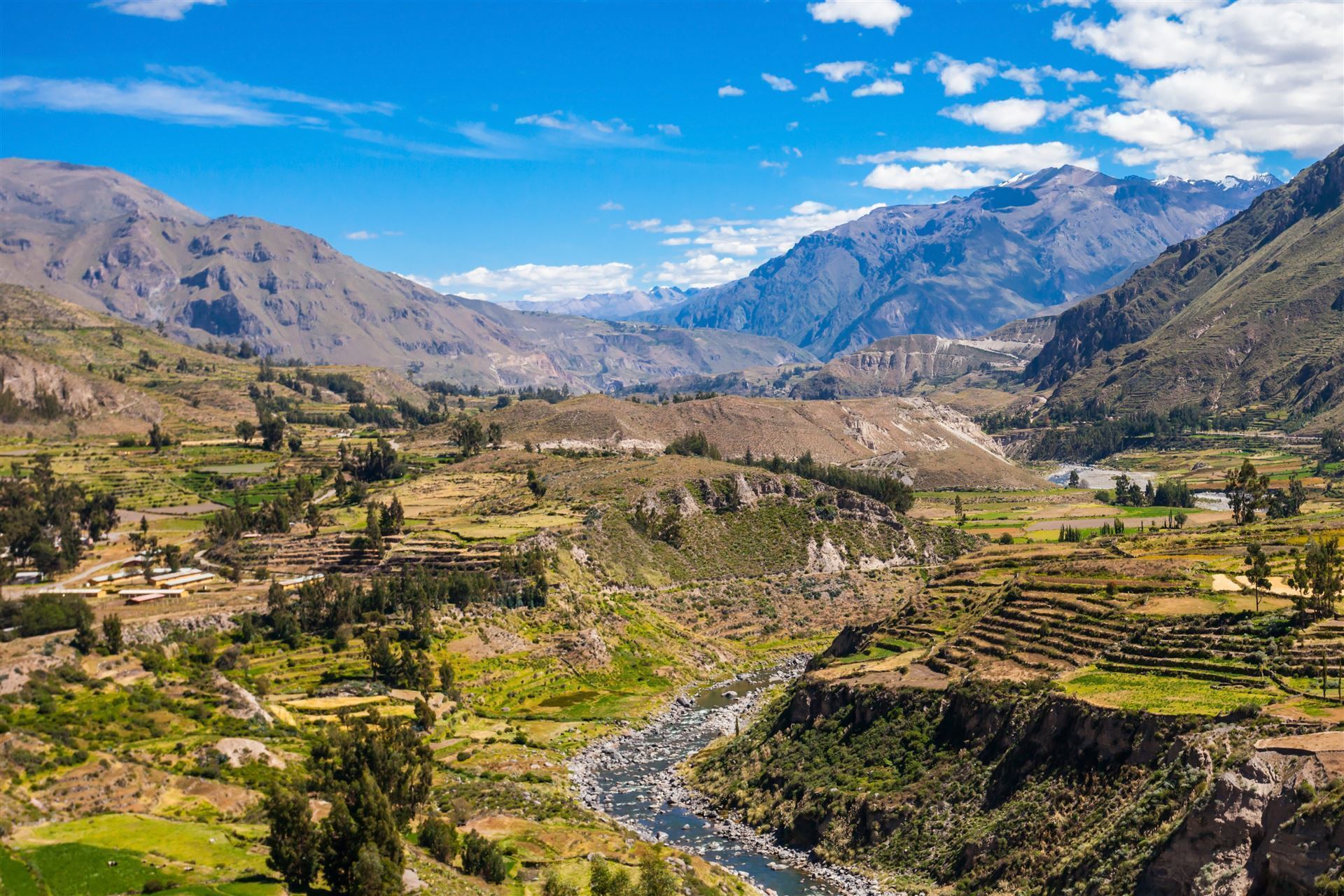 Blick auf die Colca Schlucht