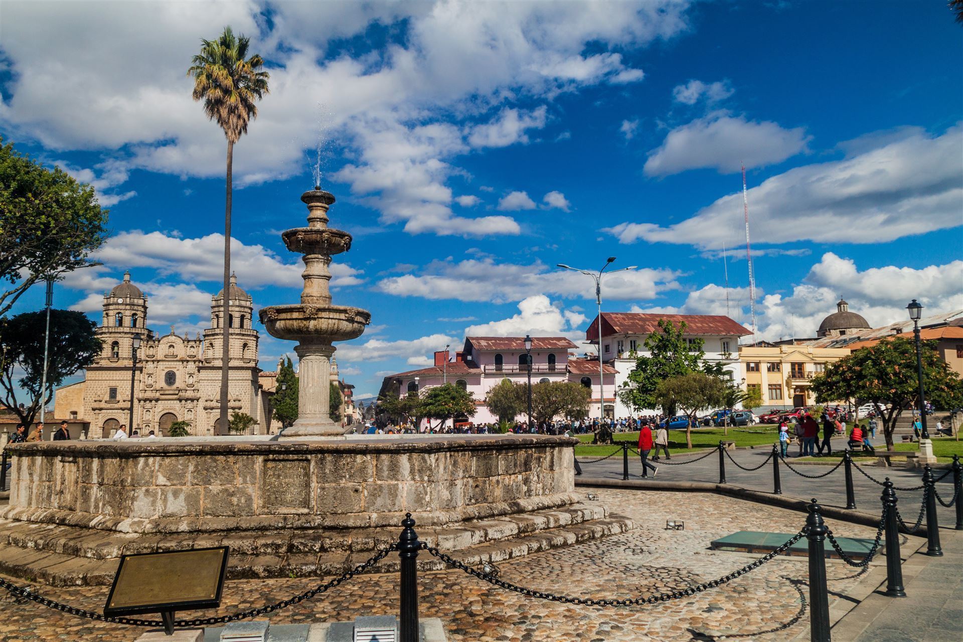 Plaza de Armes in Cajamarca