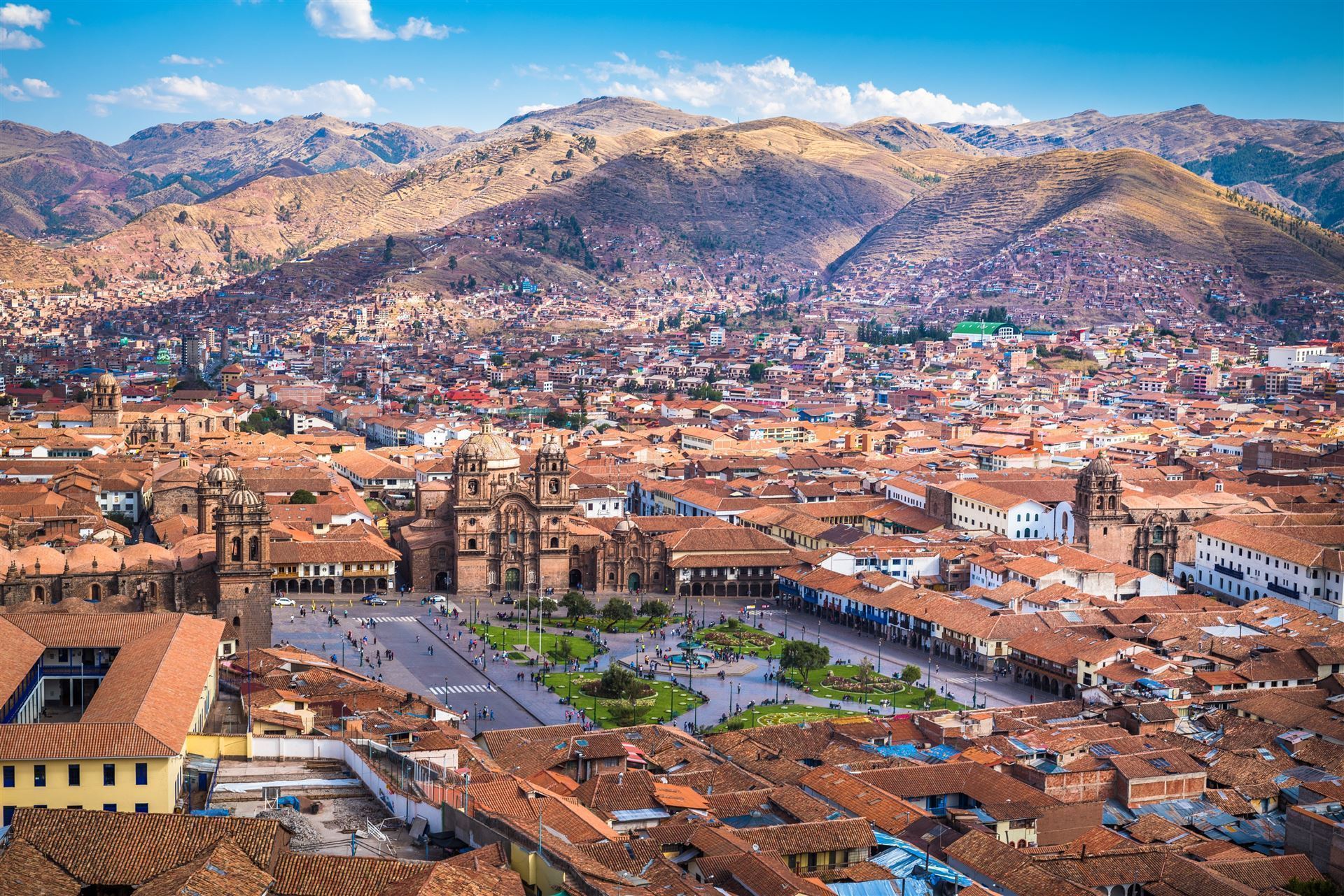 Panorama auf den Plaza de Armas