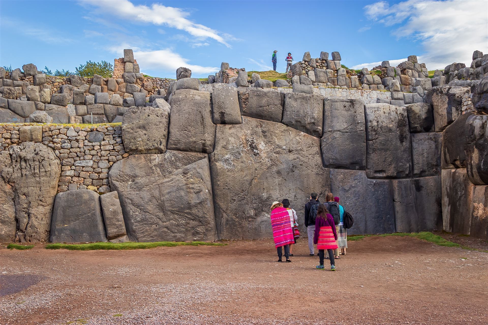 Festung Sacayhuamán mit Touristen