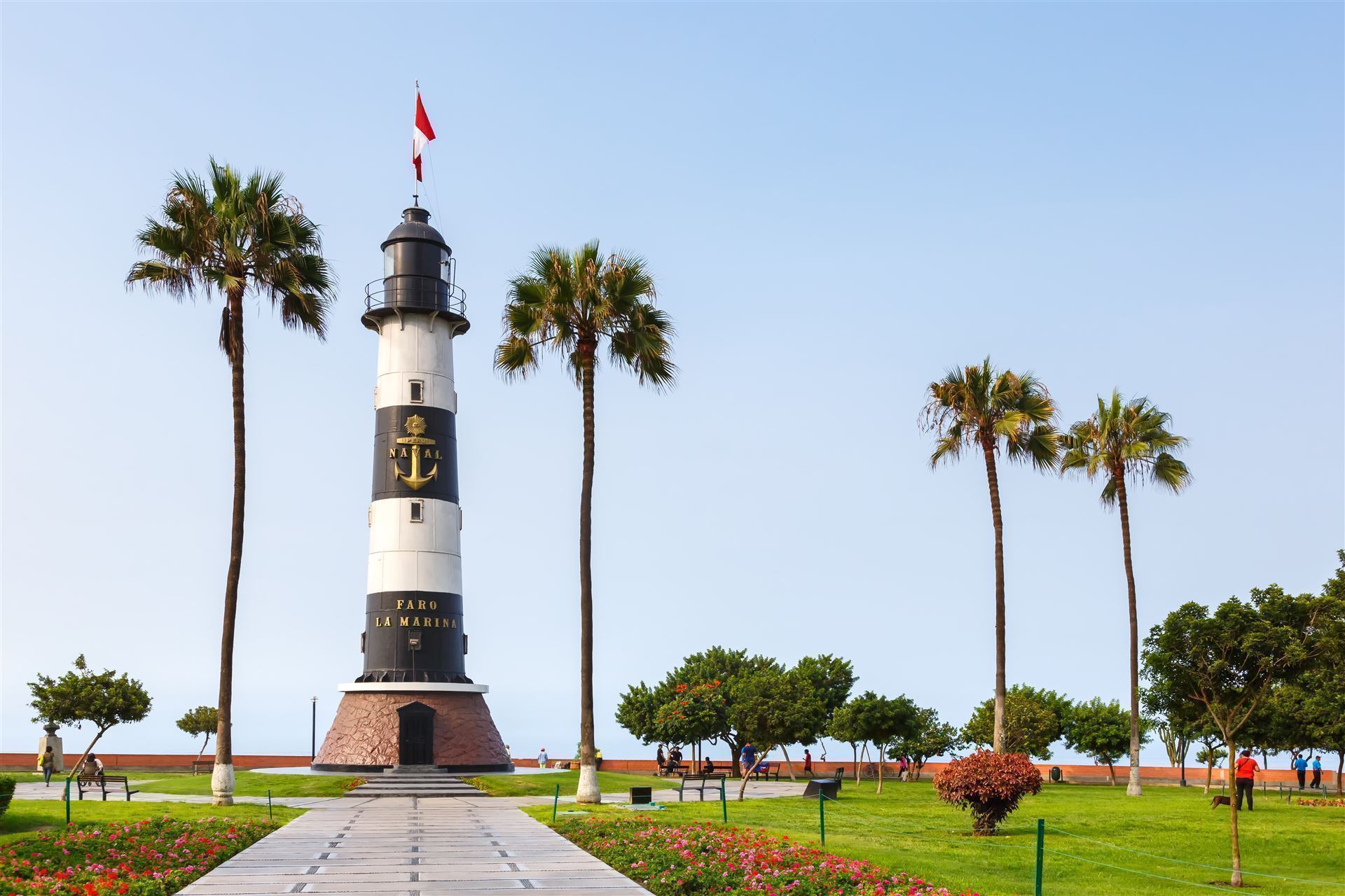 Leuchtturm in Faro La Marina
