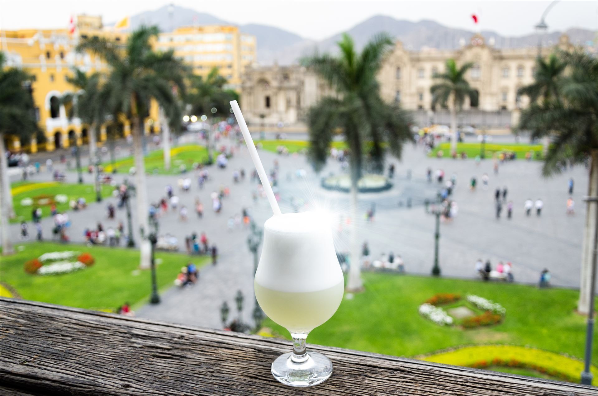 Pisco sour in Lima
