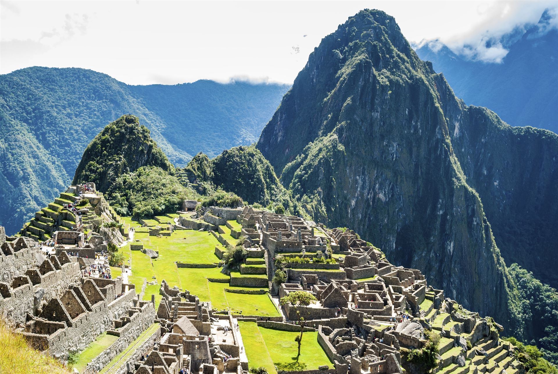 Blick auf den Peru Machu Picchu 