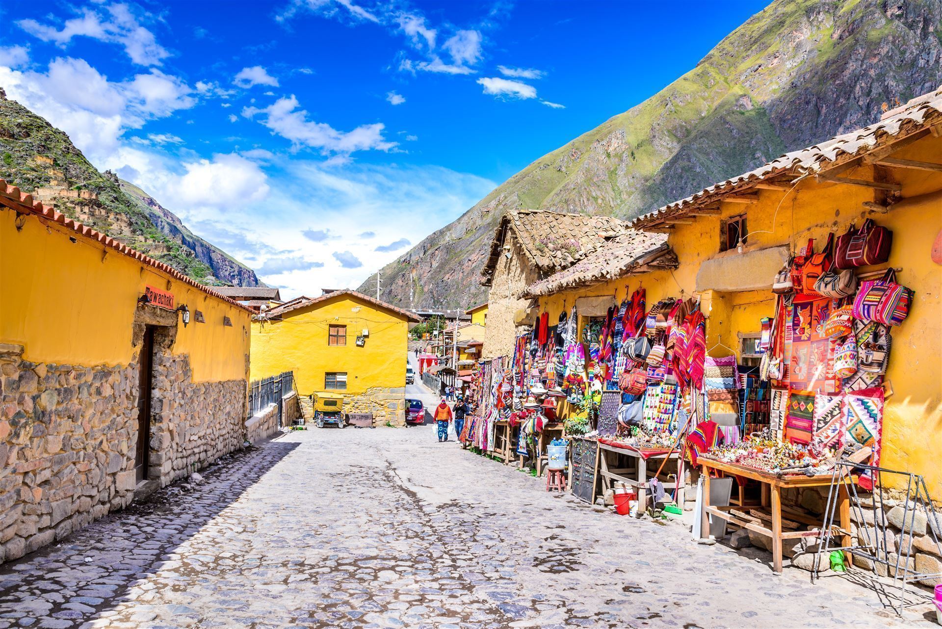 Marktstand in Ollantaytambo