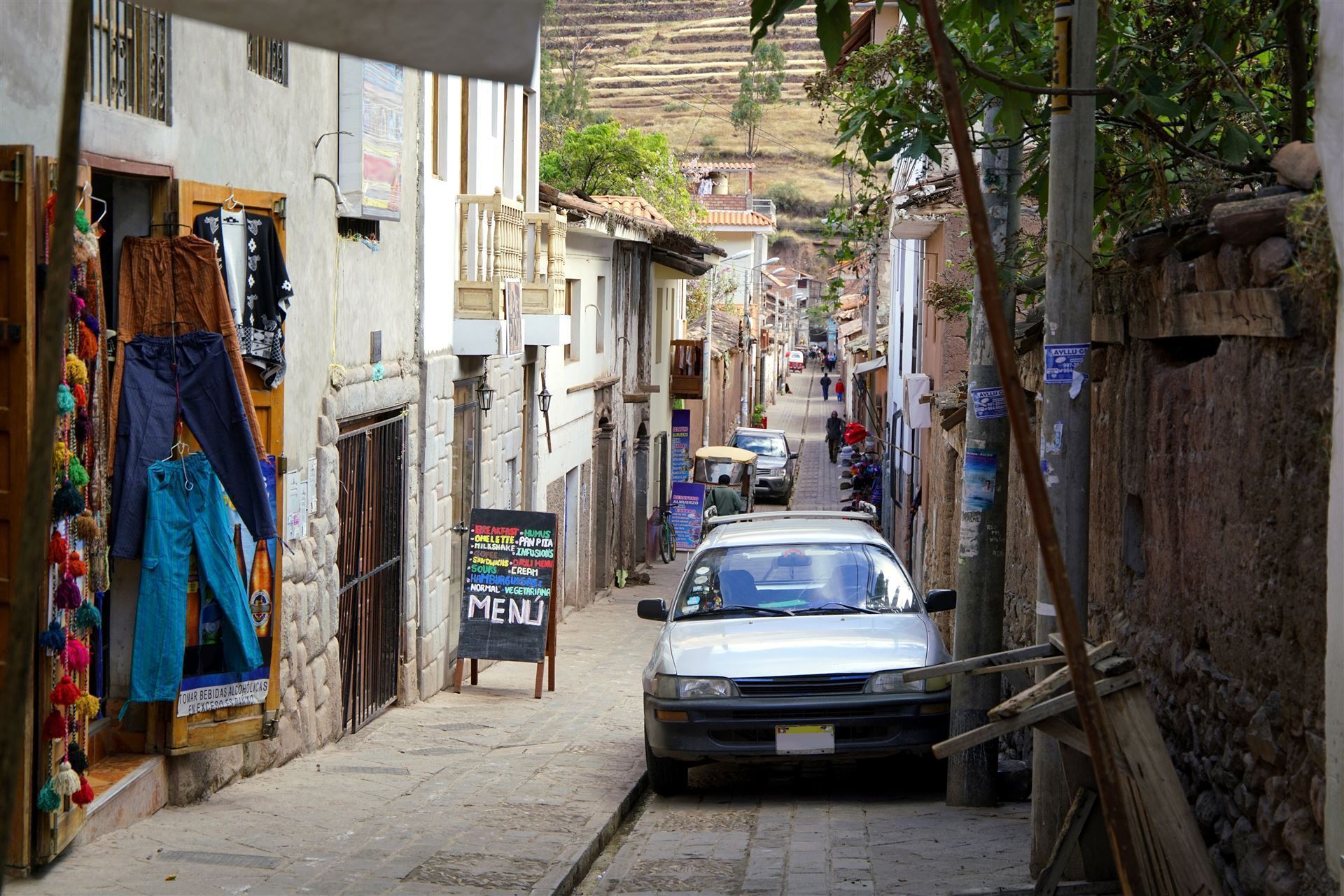 Straße in Pisac
