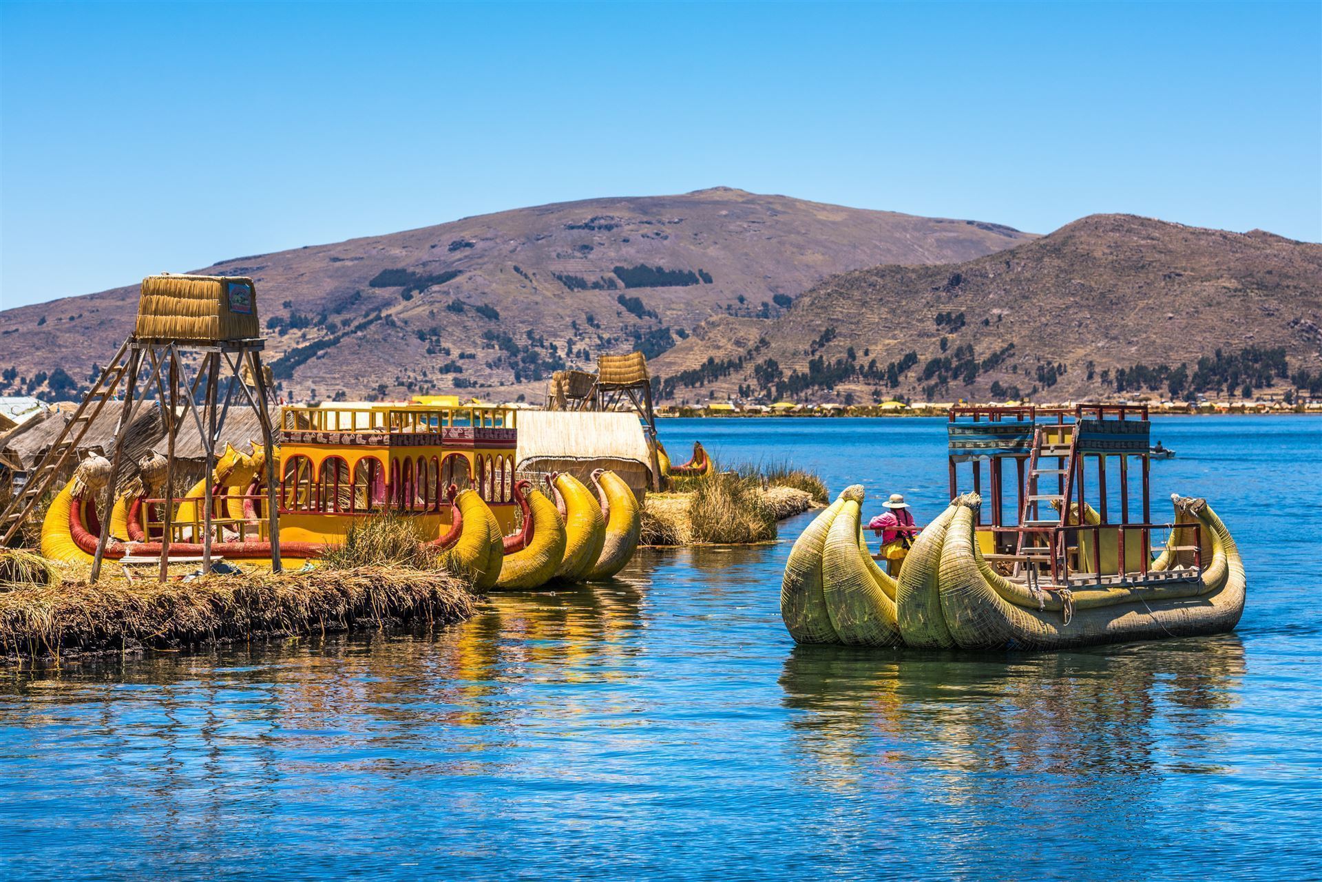 Schwimmende Inseln der Uros