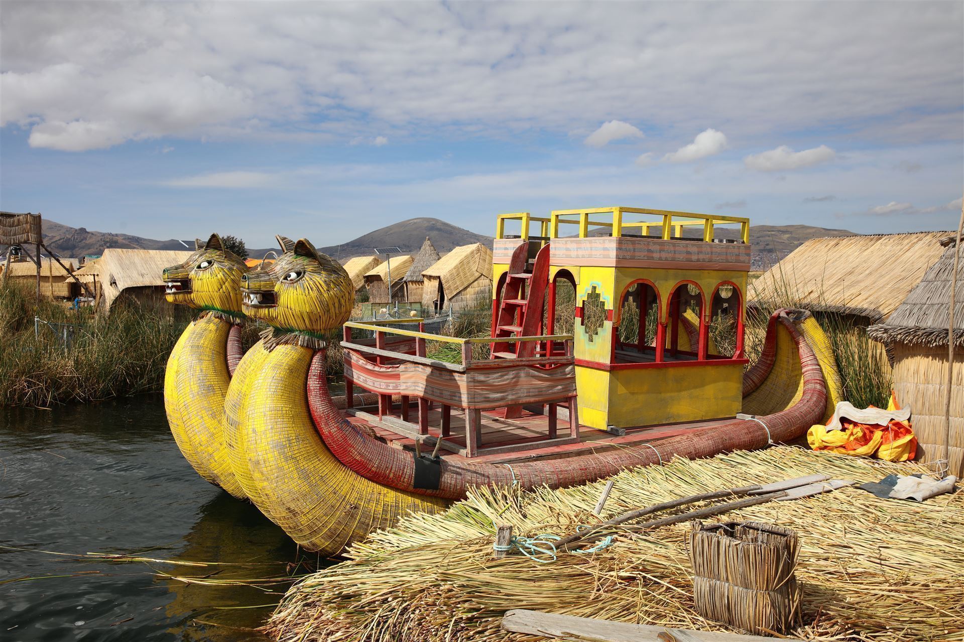 Schilfboote der Uros