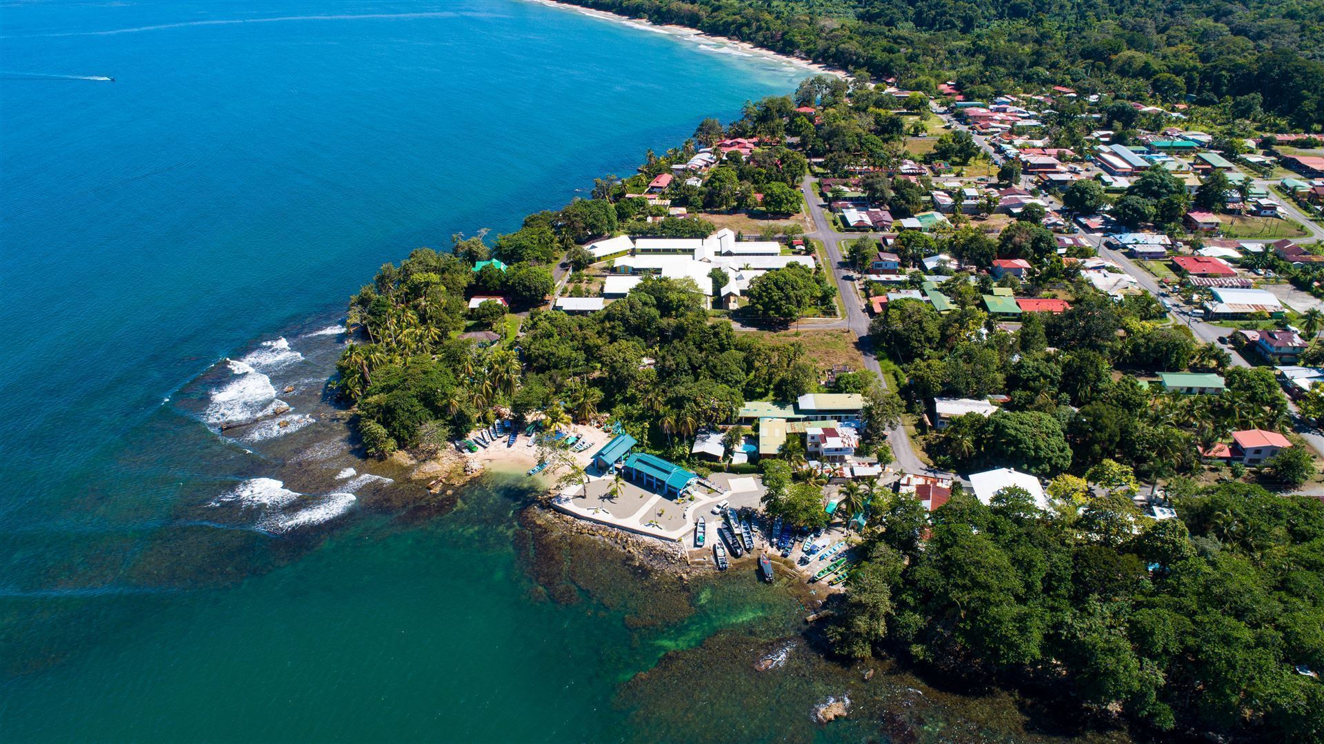 Blick auf Cahuita 