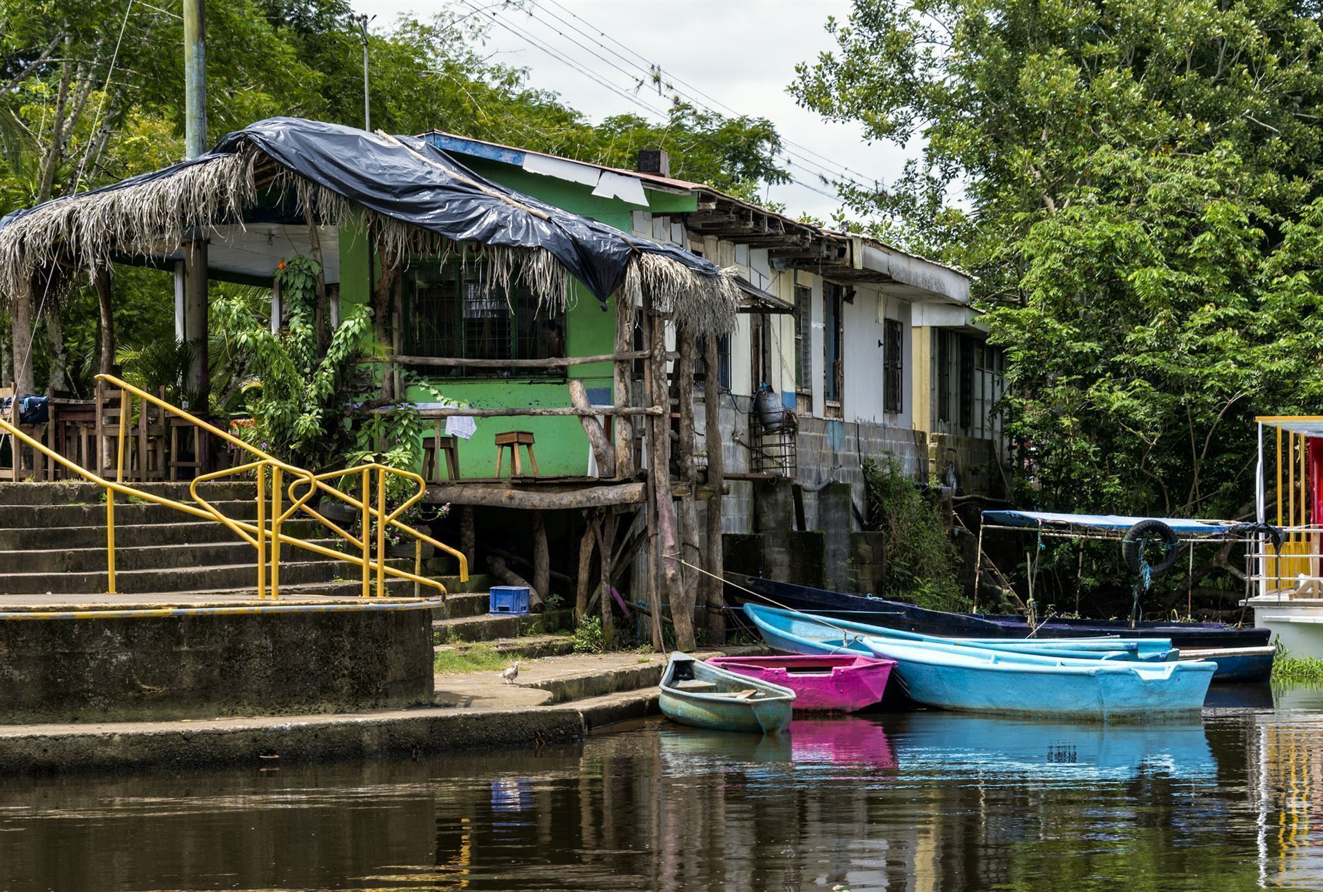 Anlegestelle im Caño Negro Wildlife Refuge, Costa Rica