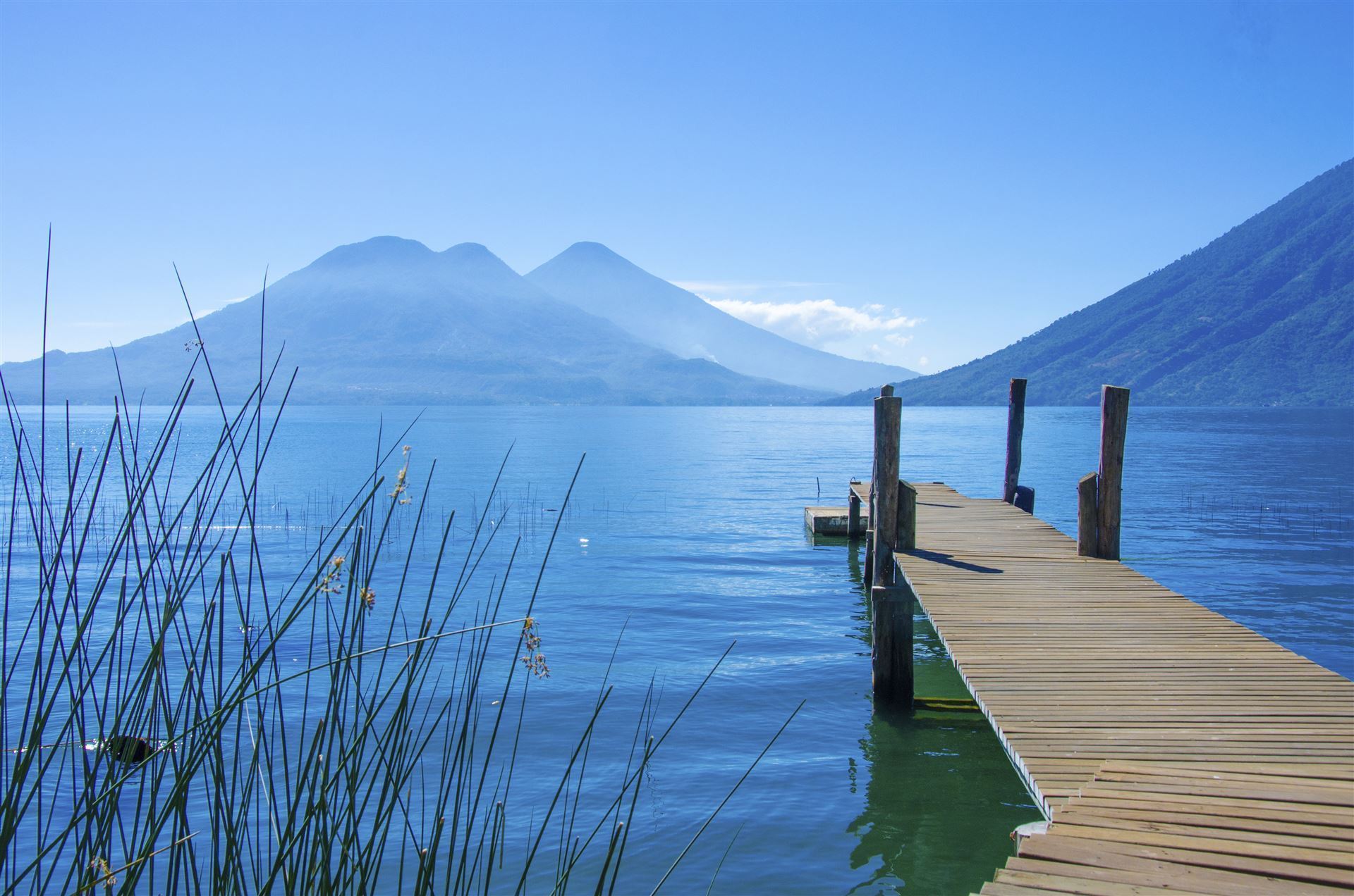 Atitlan See Bootssteg
