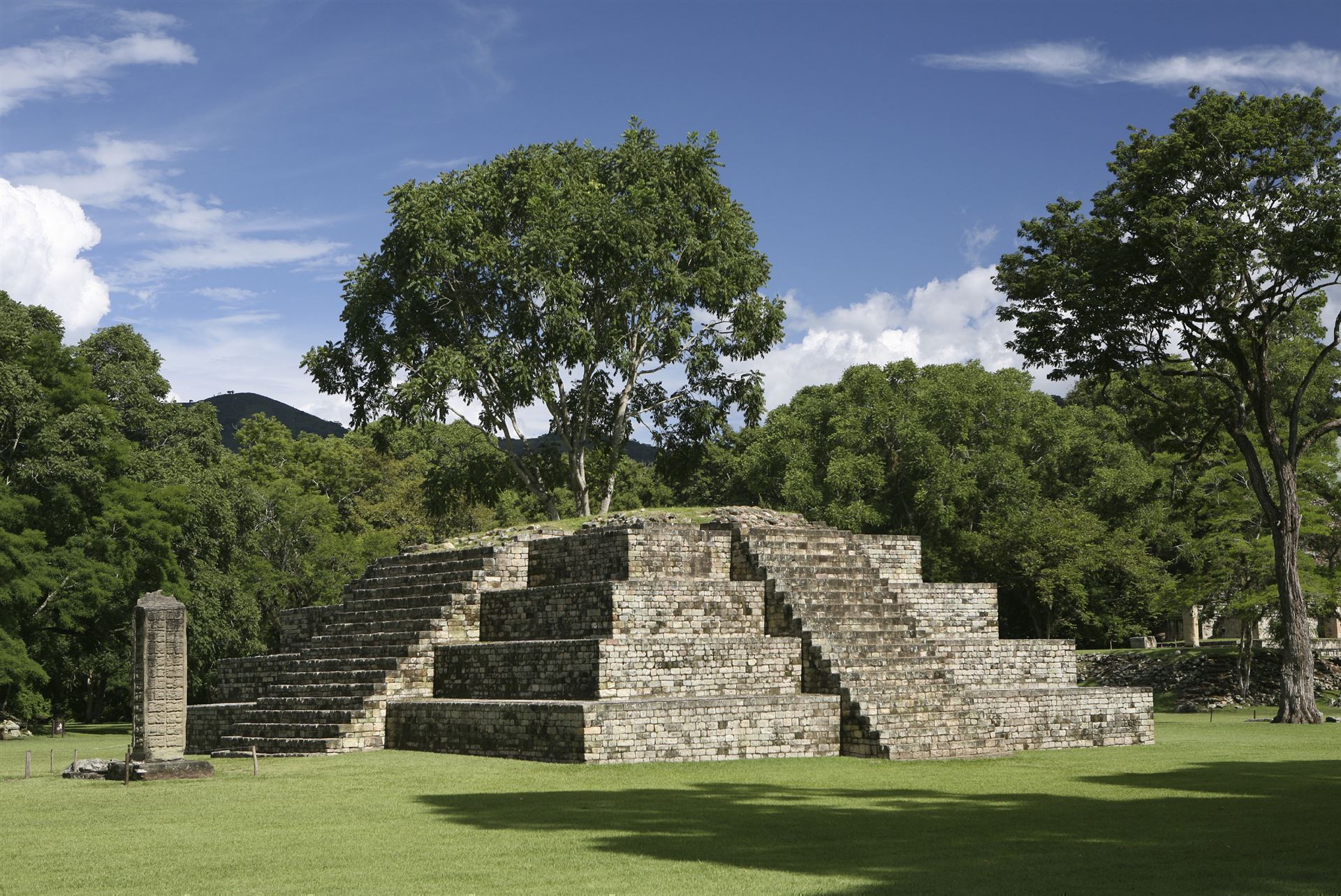 Honduras Copan Pyramide