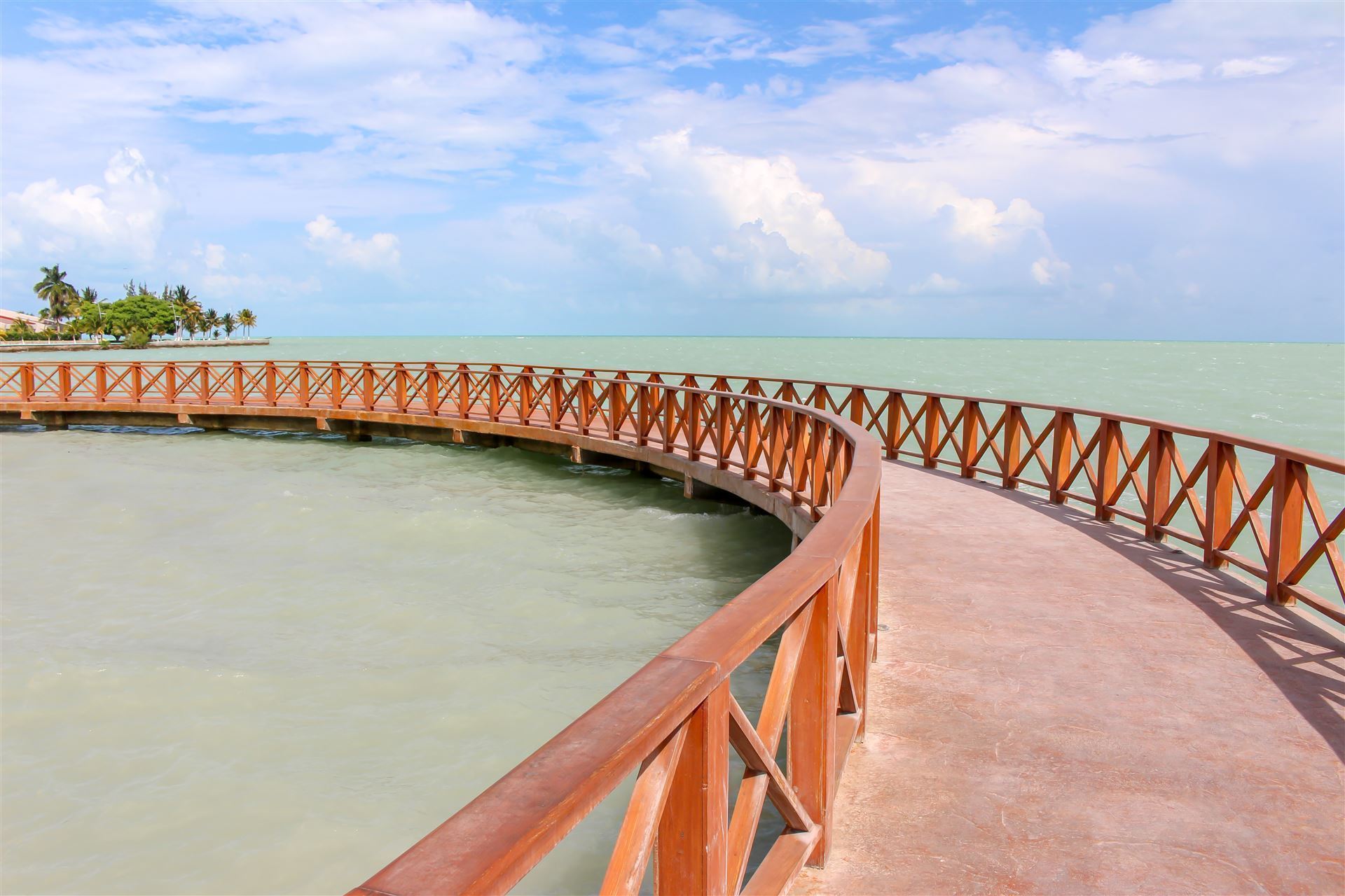 Mexiko Halbinsel Yucatan Chetumal Promenade
