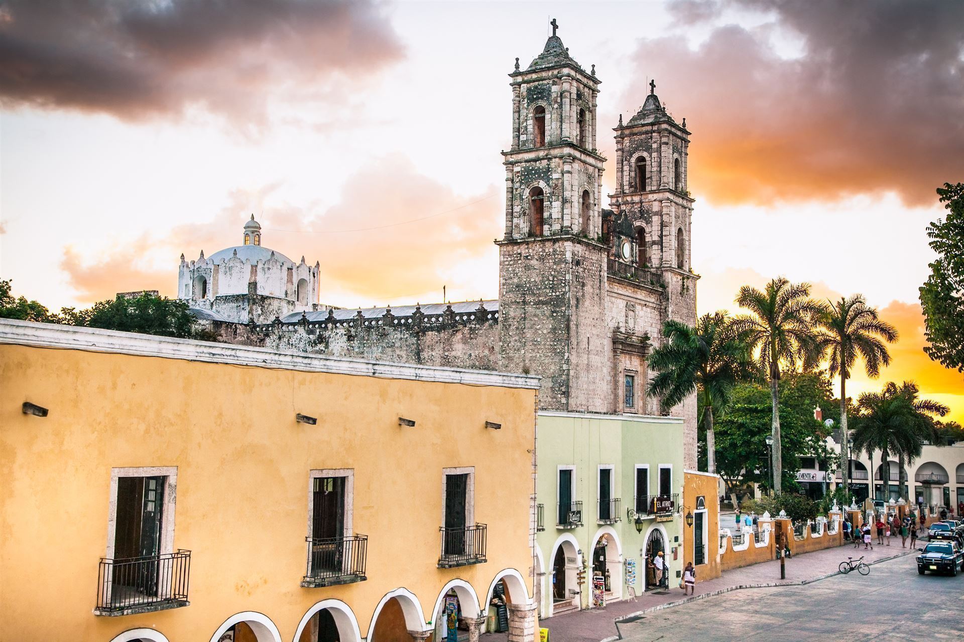 Mexiko Halbinsel Yucatan Valladolid Kathetrale