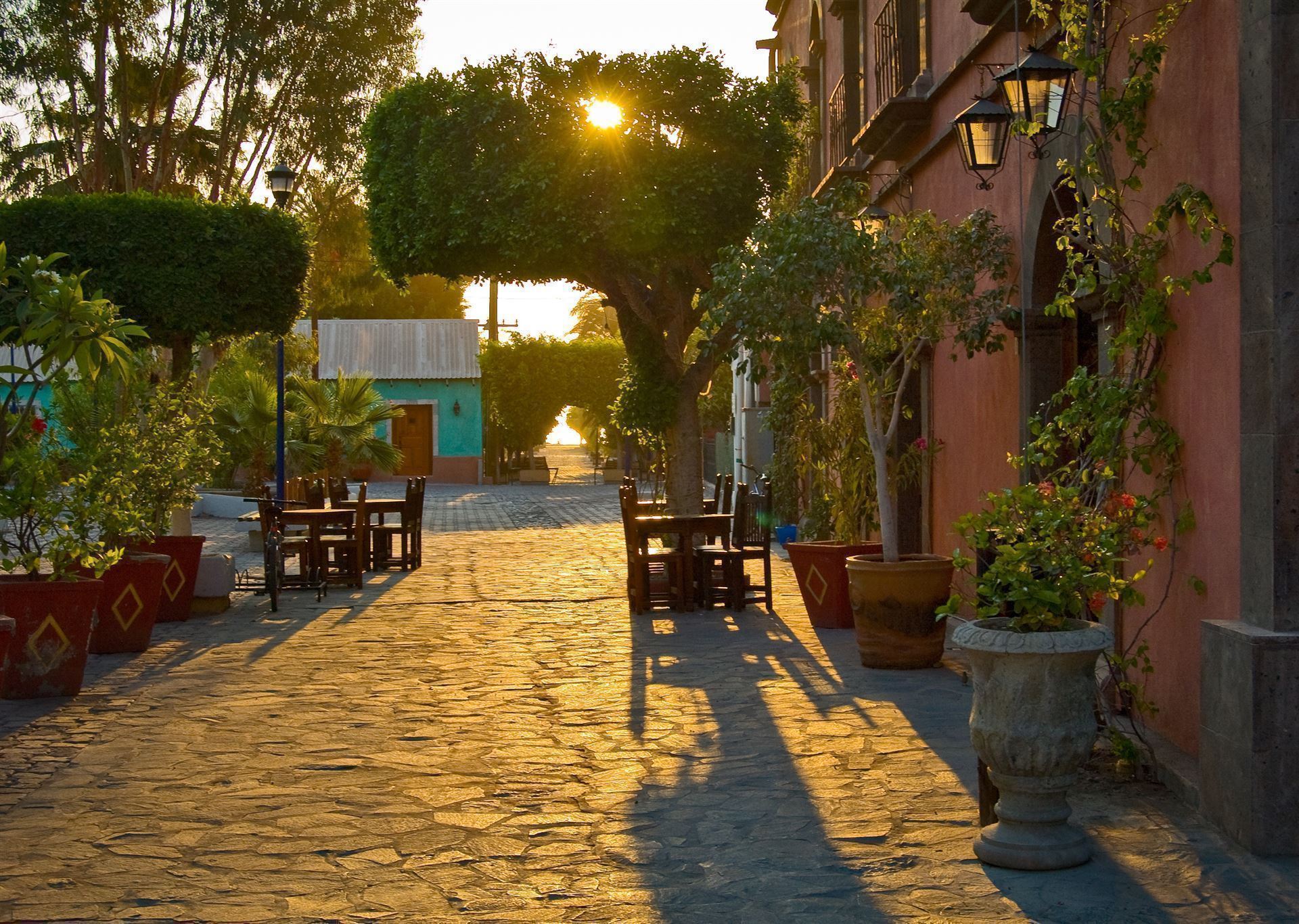 Mexiko Strasse in Loreto Baja California