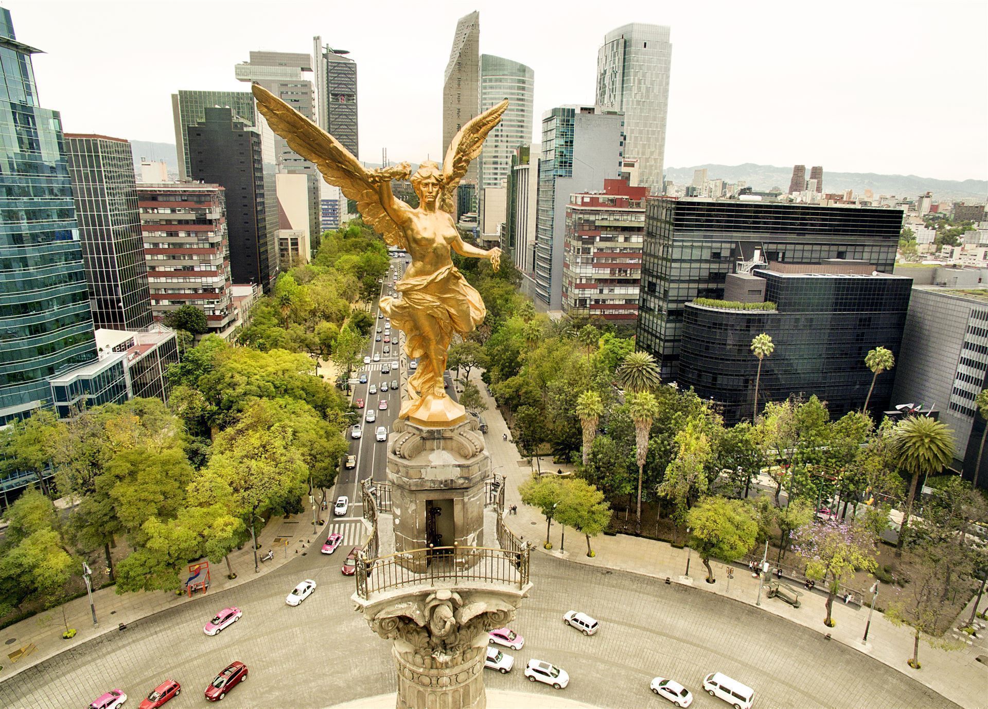Mexiko Stadt Engel der Unabhängigkeit