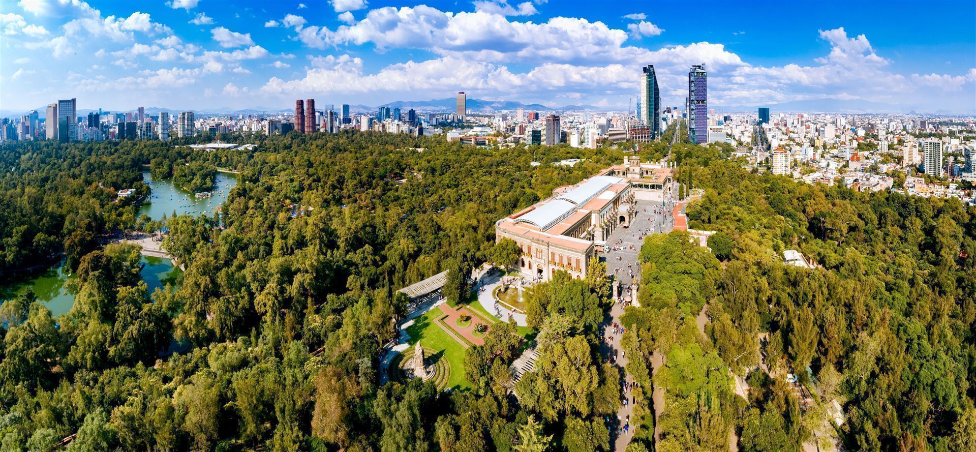 Mexiko Stadt Skyline