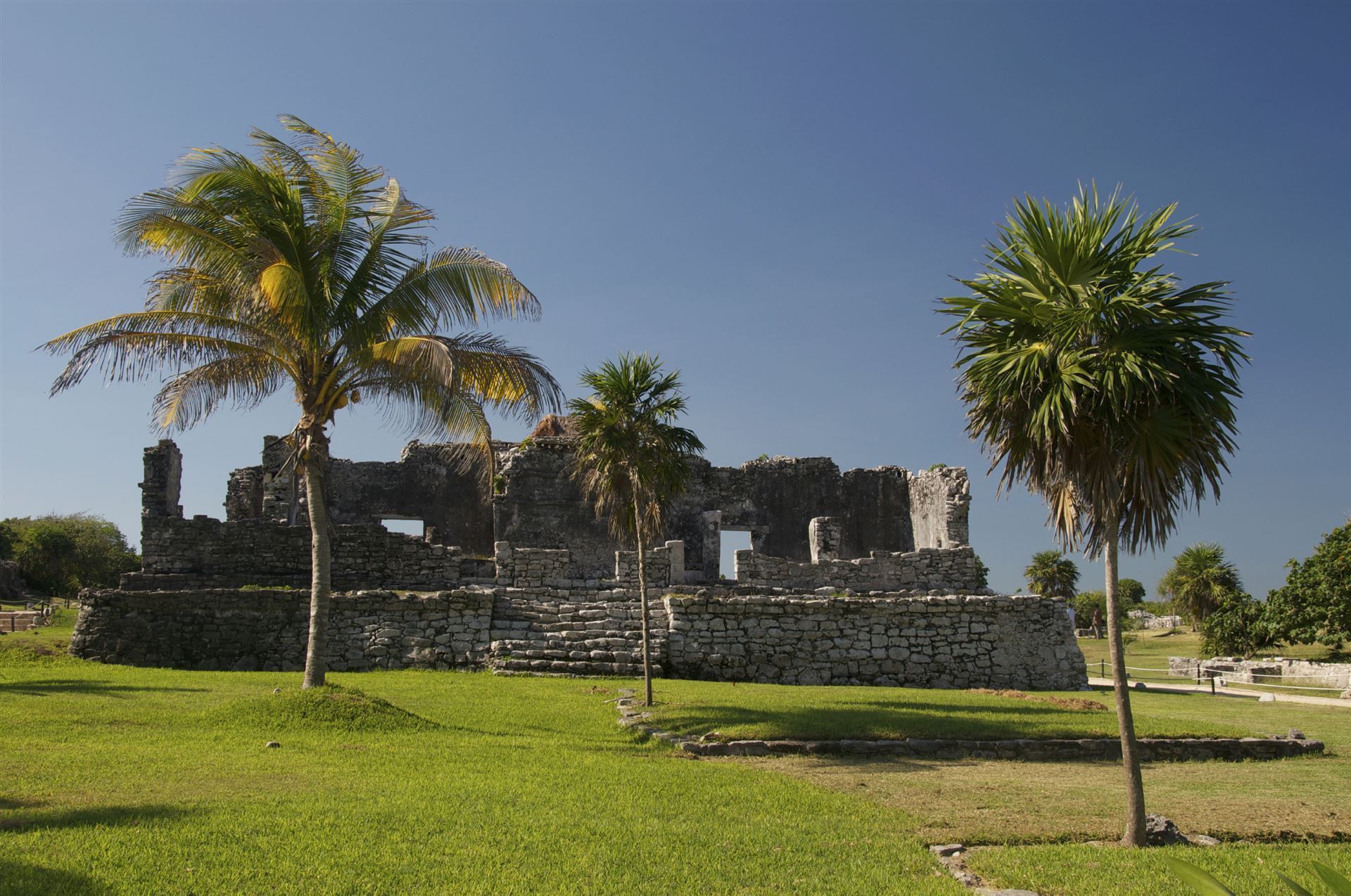 Mexiko Halbinsel Yucatan Tulum Maya Tempel