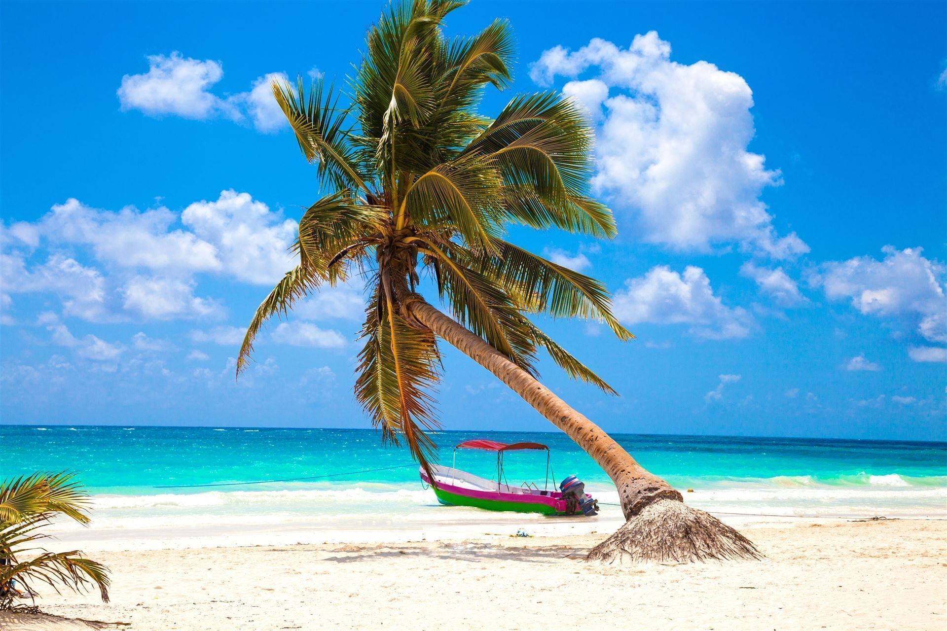 Mexiko Halbinsel Yucatan Riviera Maya Strand