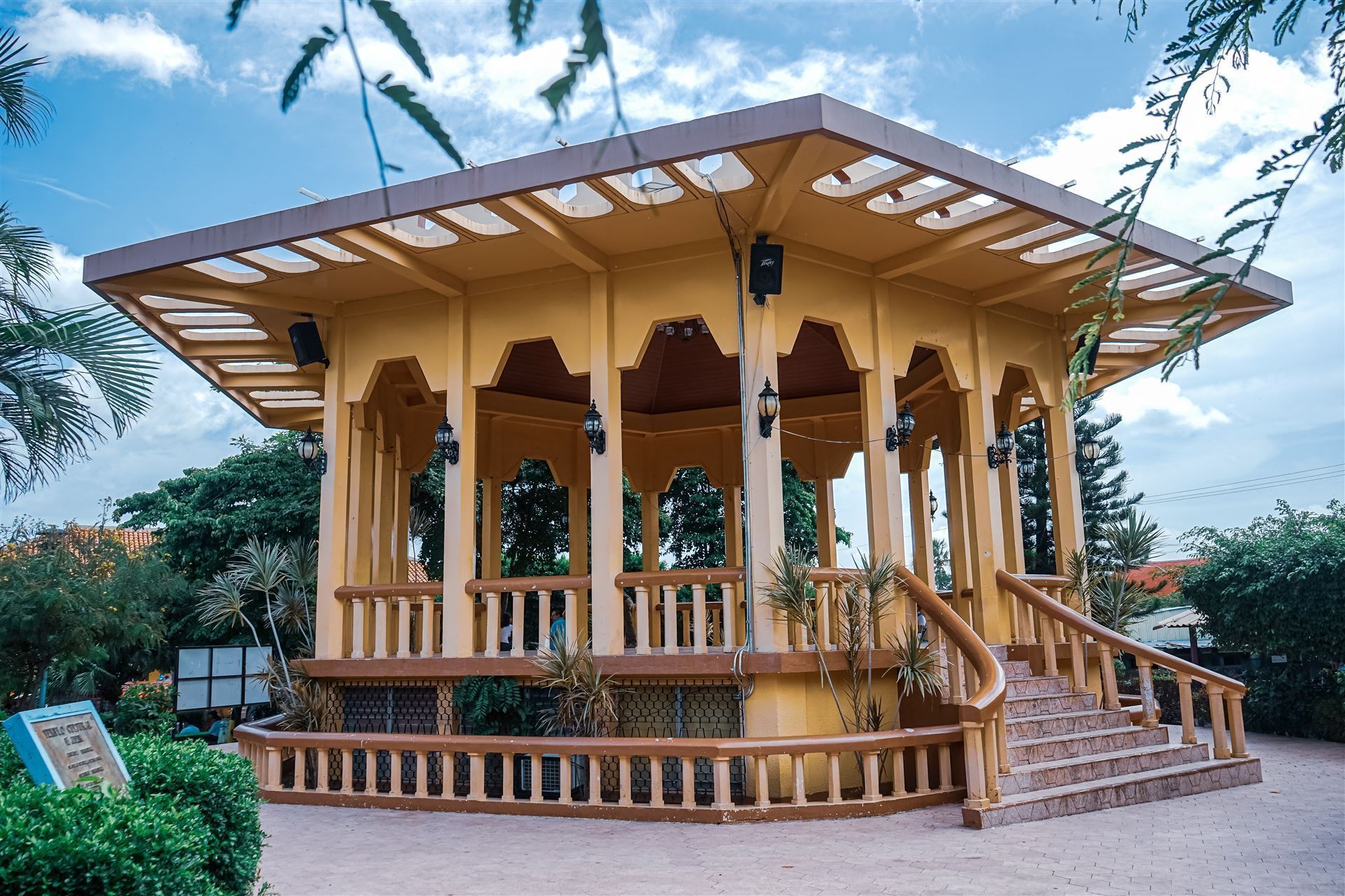 Central Park in Juigalpa,Nicaragua