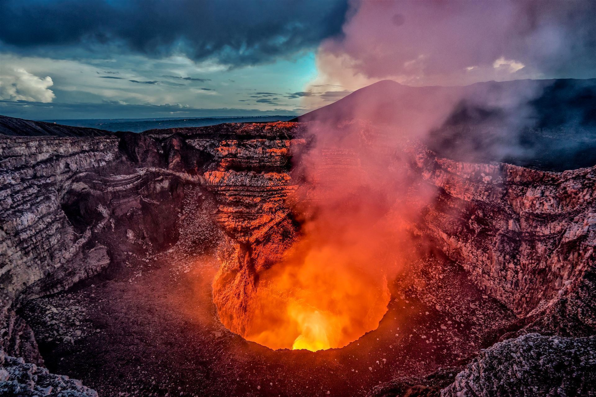 Krater Vulkan Masaya, Nicaragua