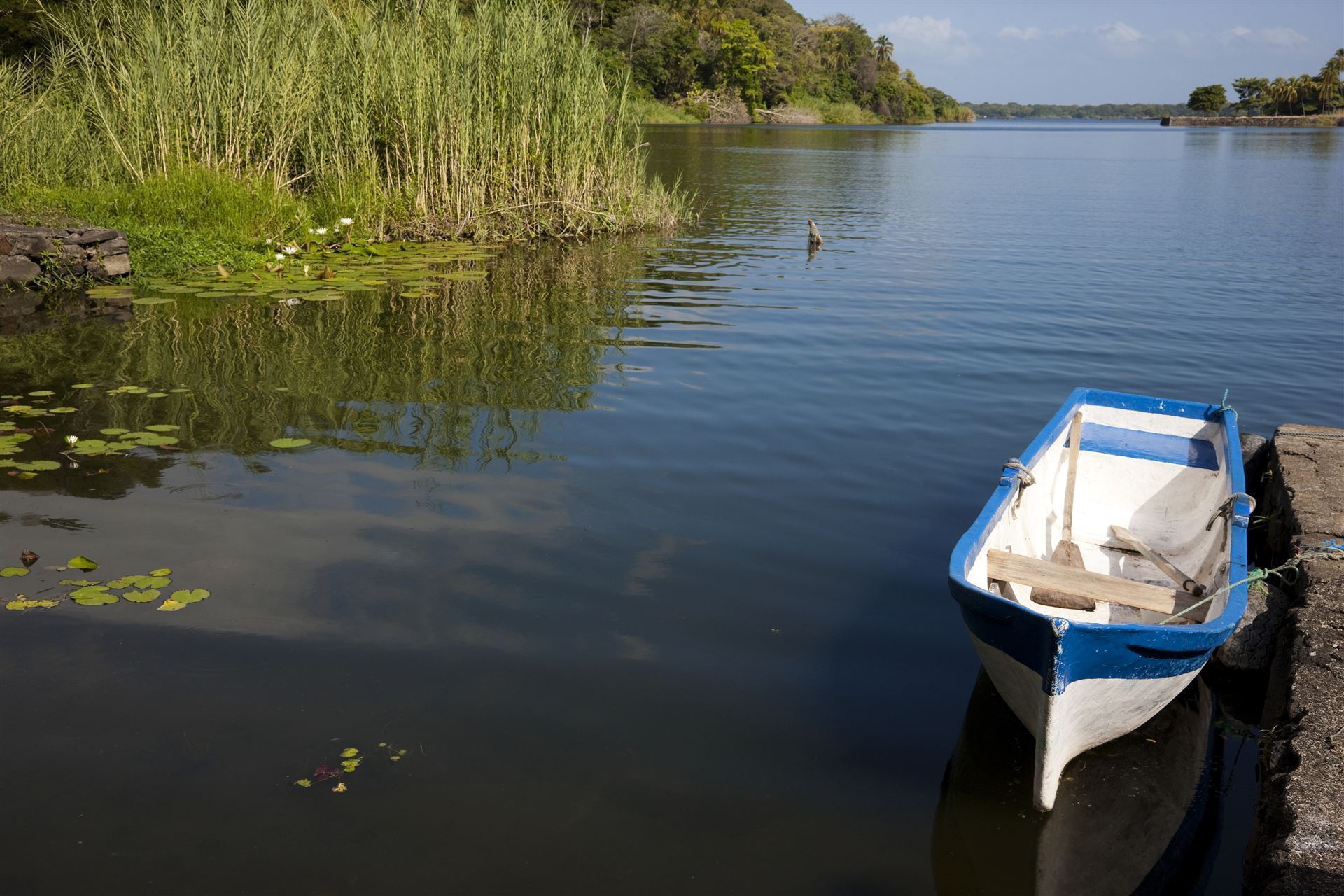 Mit dem Ruderboot zu den Solentiname-Inseln, Nicaragua