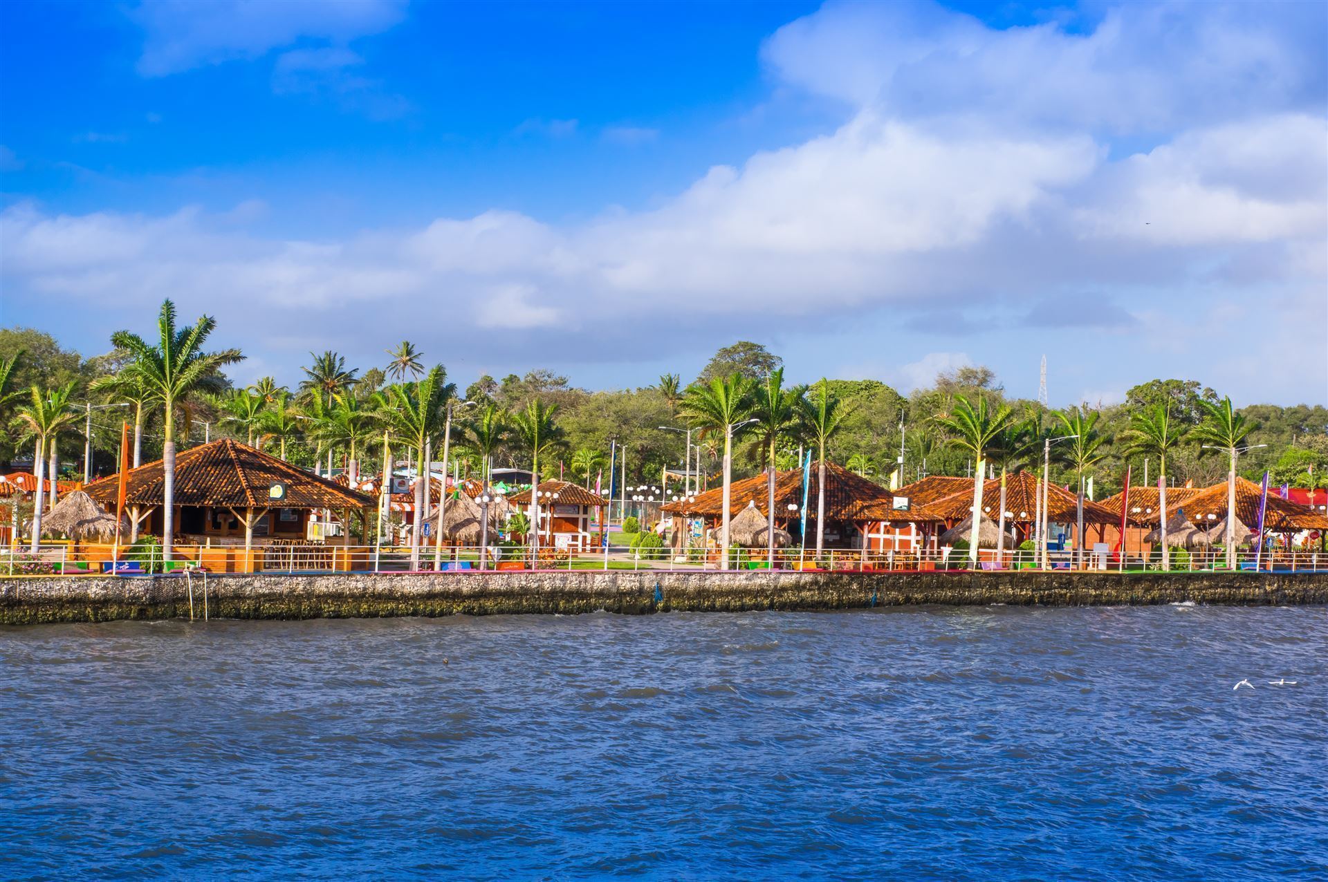 Blick auf San Jorge Hafen, Nicaragua