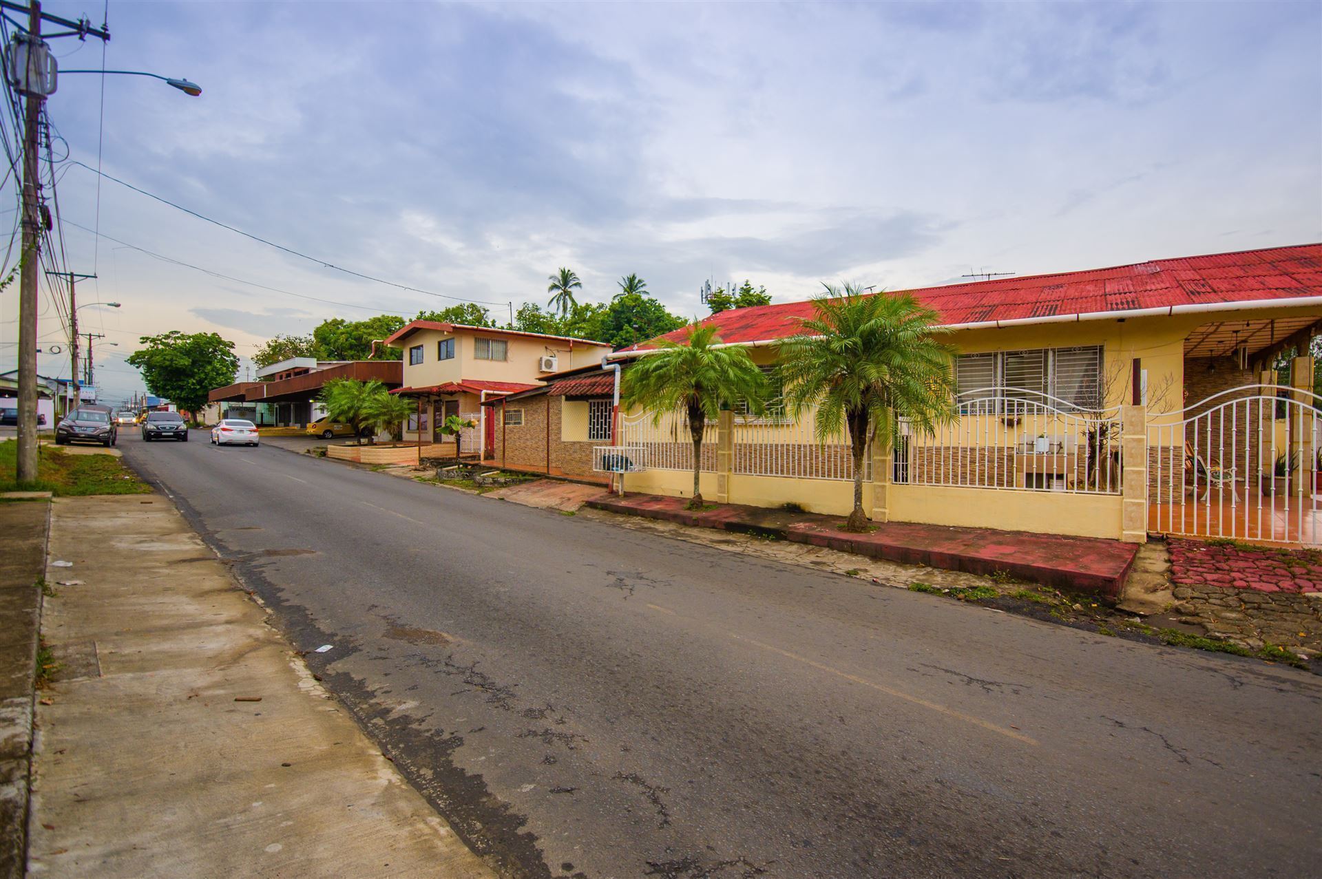 Straße in San José de David, Panama
