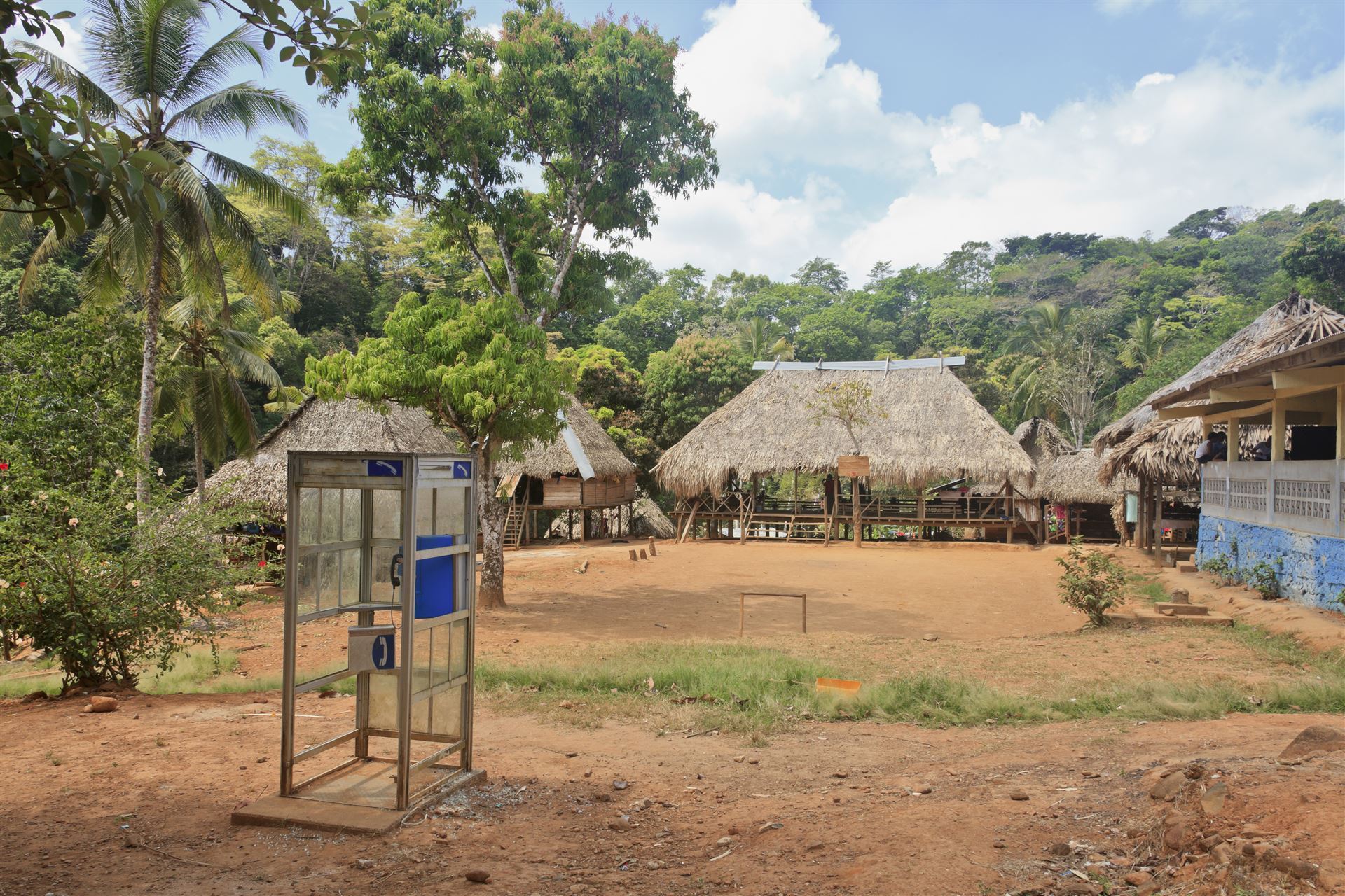 Dorf der Embera in Panama
