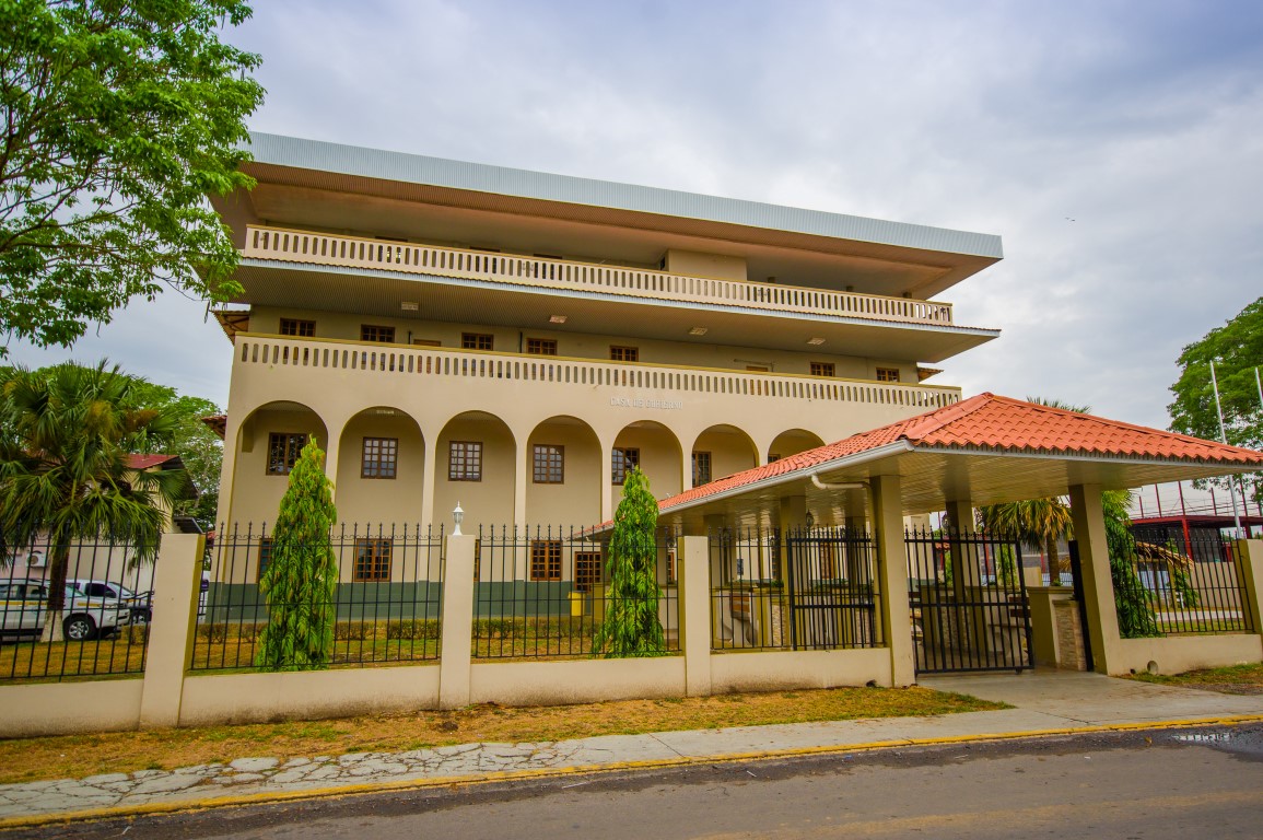 San José de David ist eine Stadt und ein Corregimiento im Westen von Panama. Hausansicht