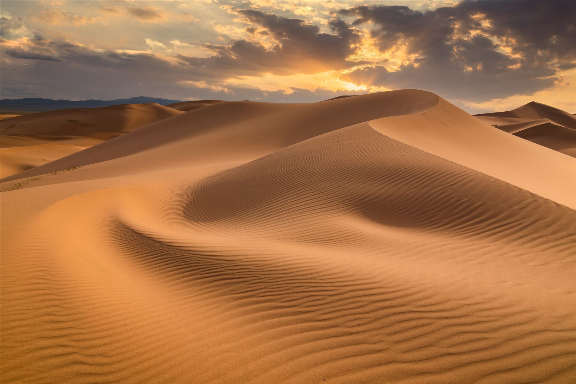  Sanddünen in der Gobi