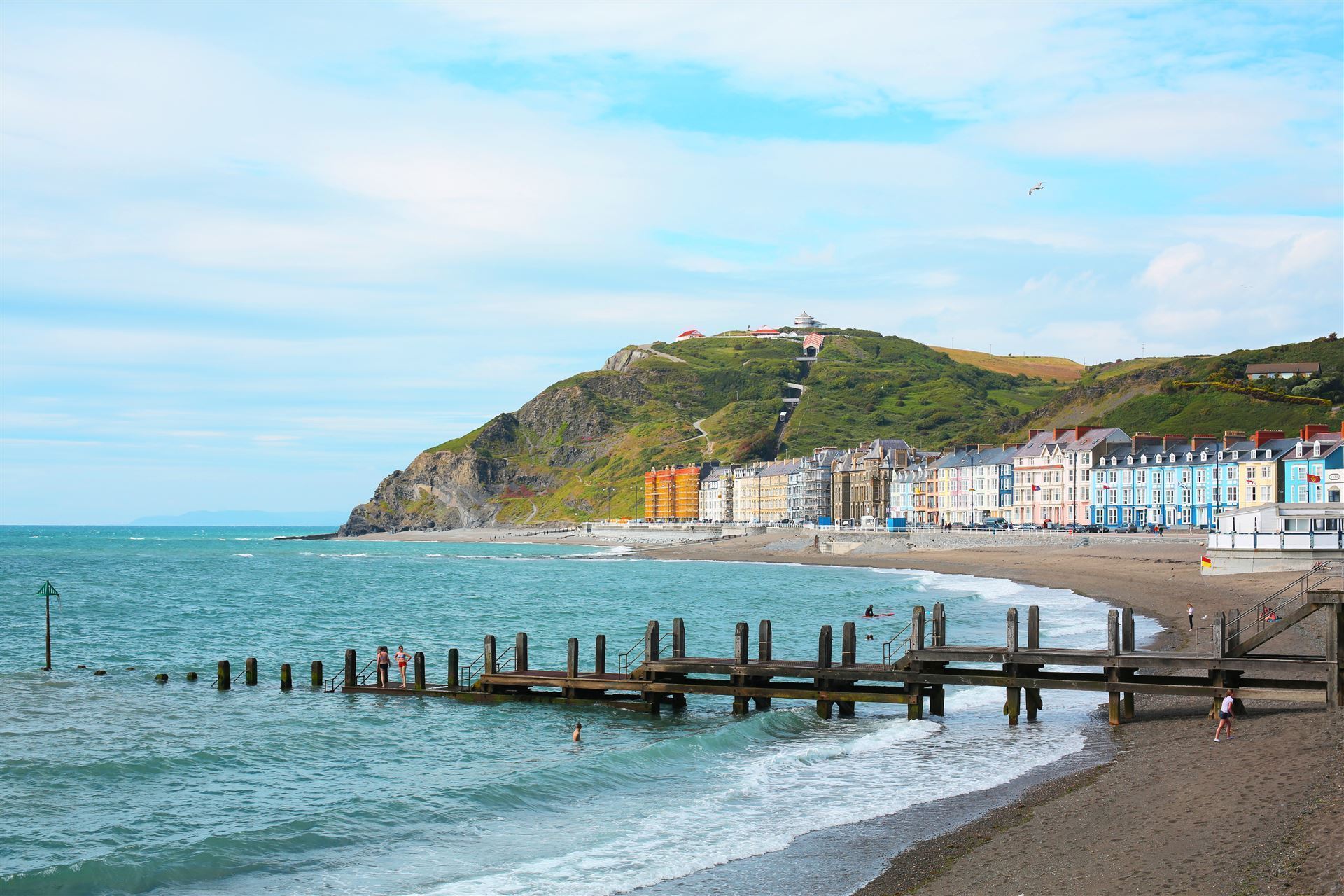 Strand von Aberystwyth inkl. Cliff Railway