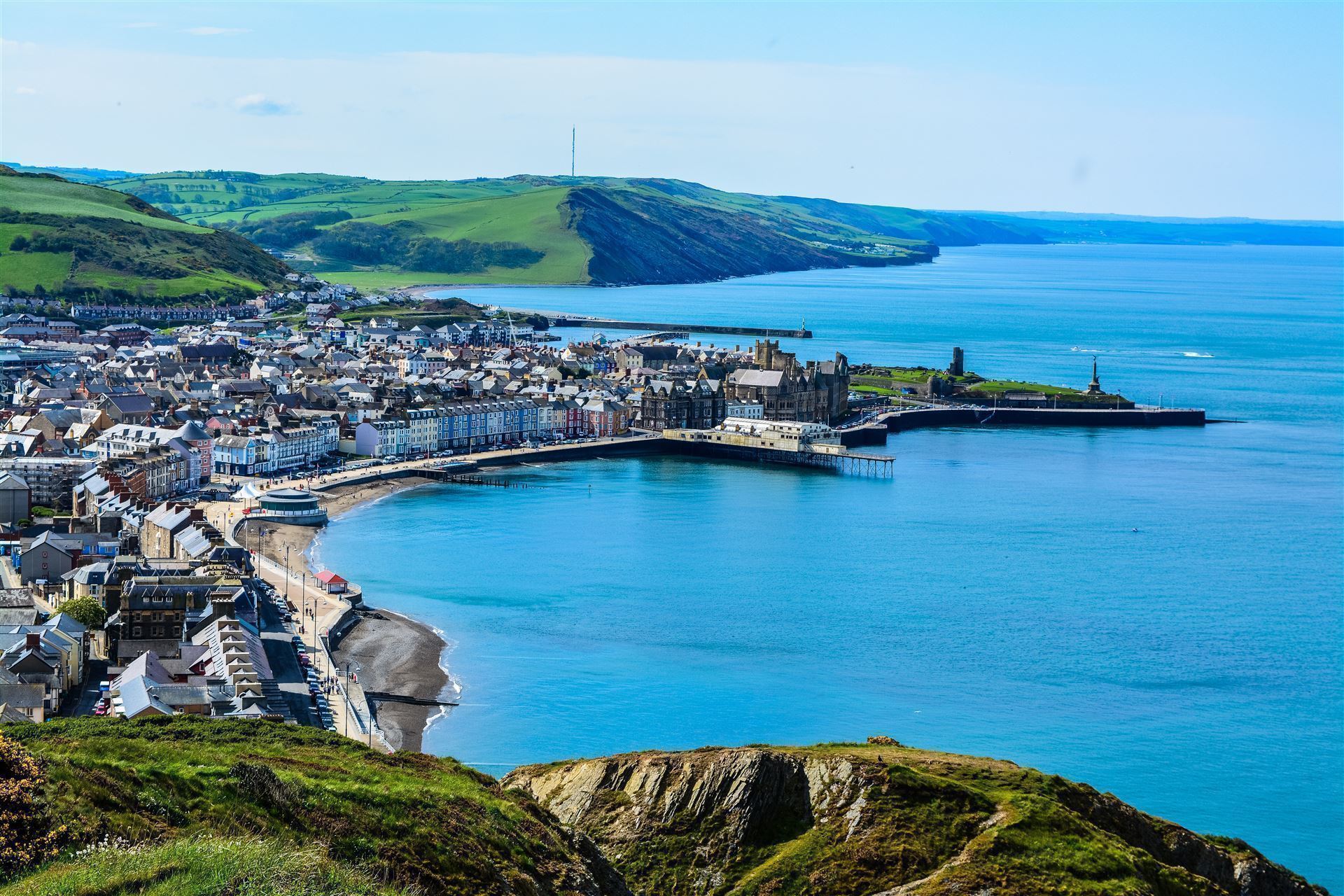 Blick auf Aberystwyth