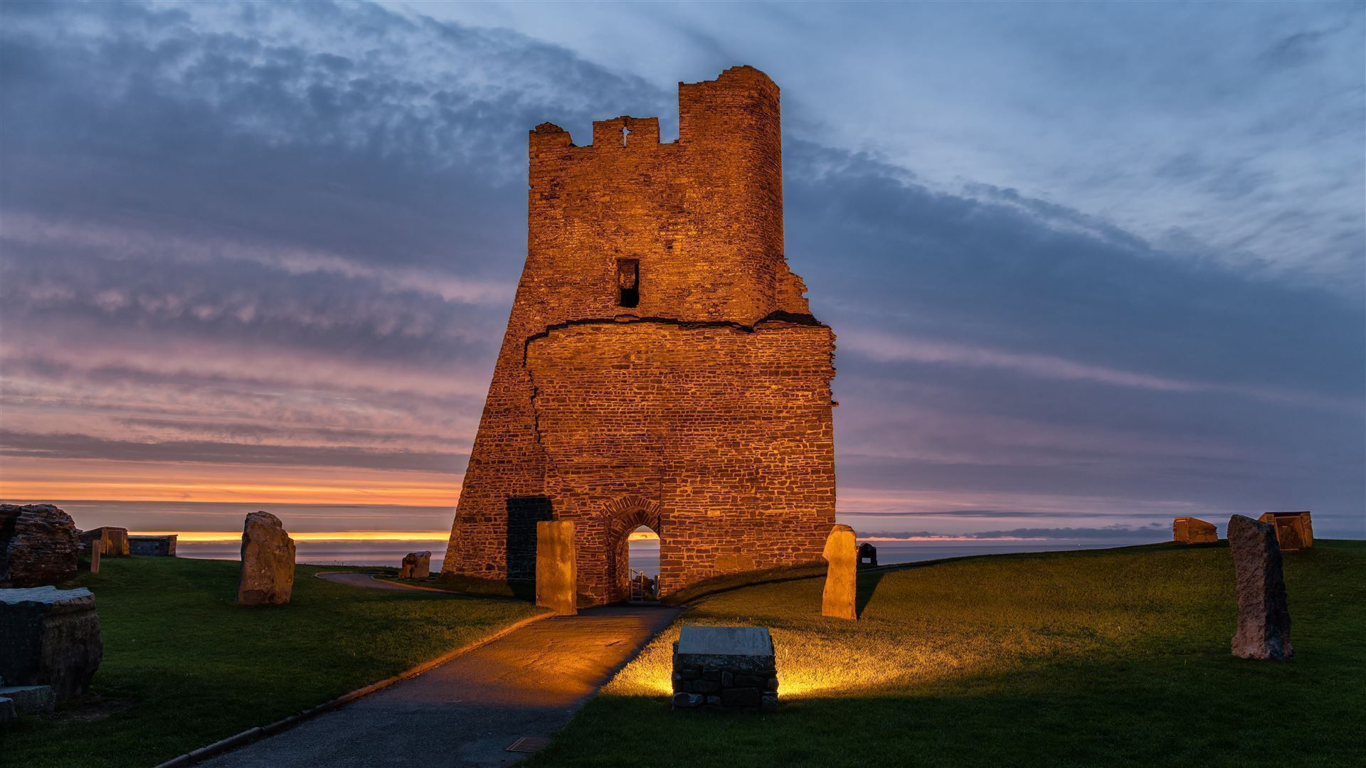Ruine in der Nähe von Aberystwyth
