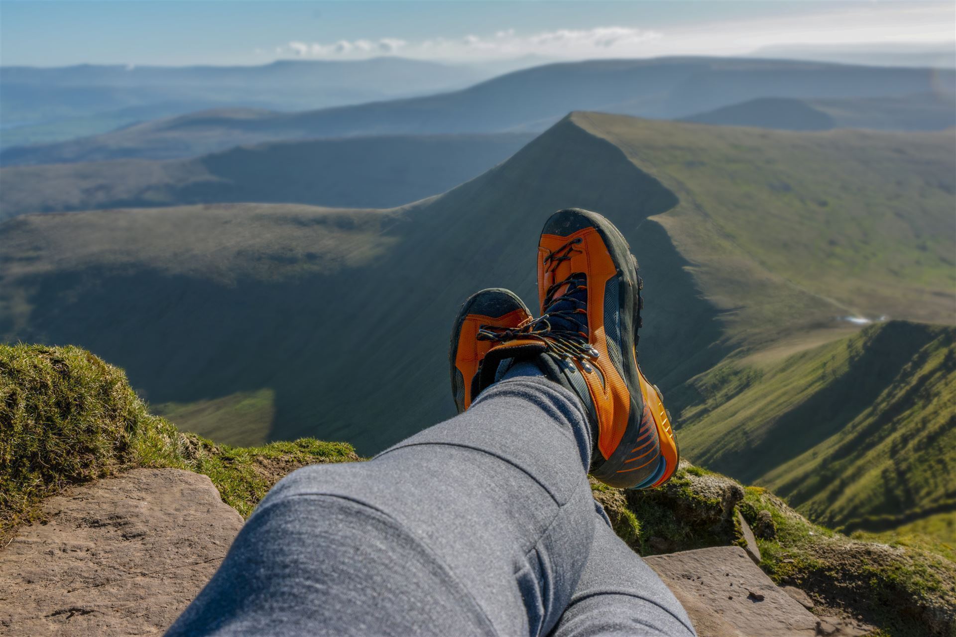Ferne Sicht vom Pen y Fan