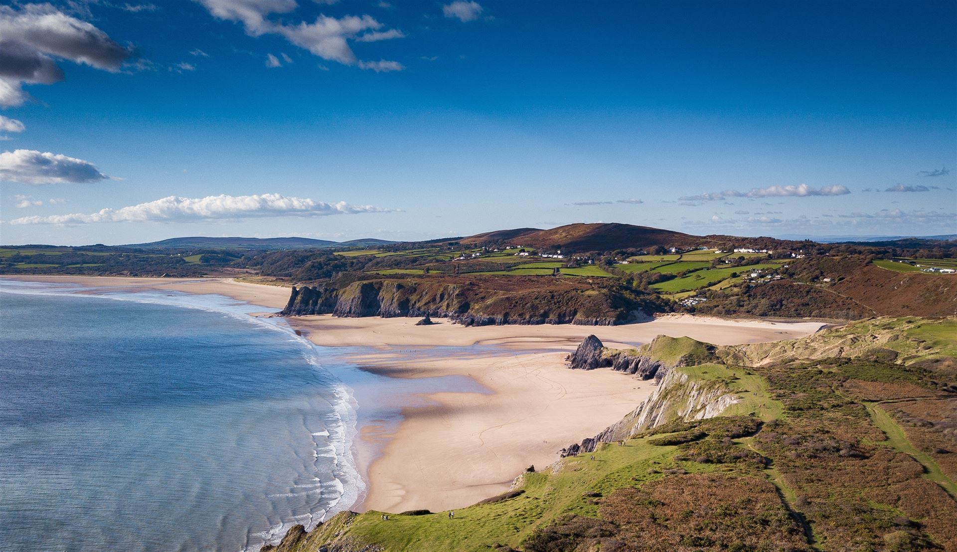 Three Cliffs Bay