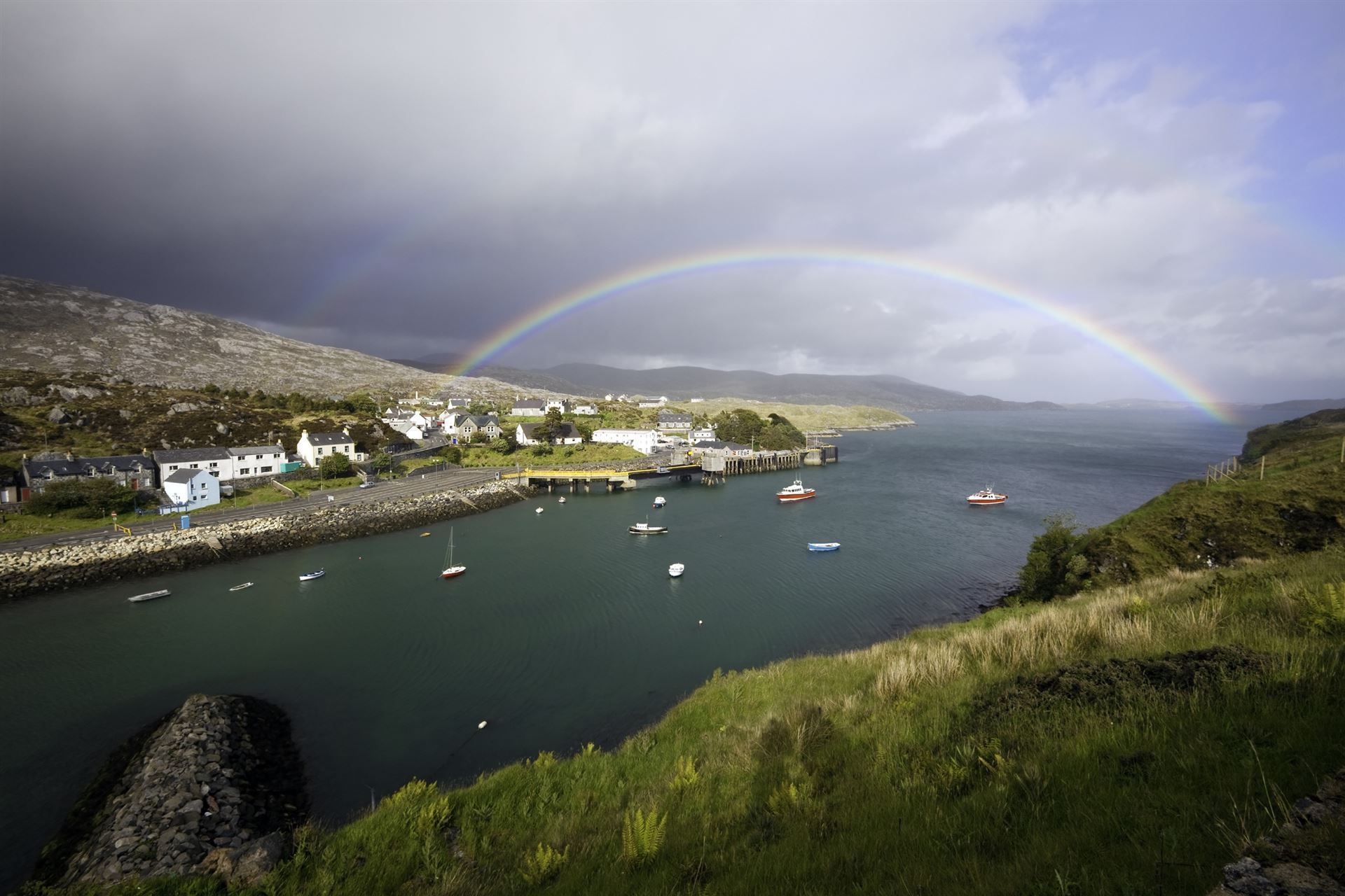 Tarbert auf der Insel Harris