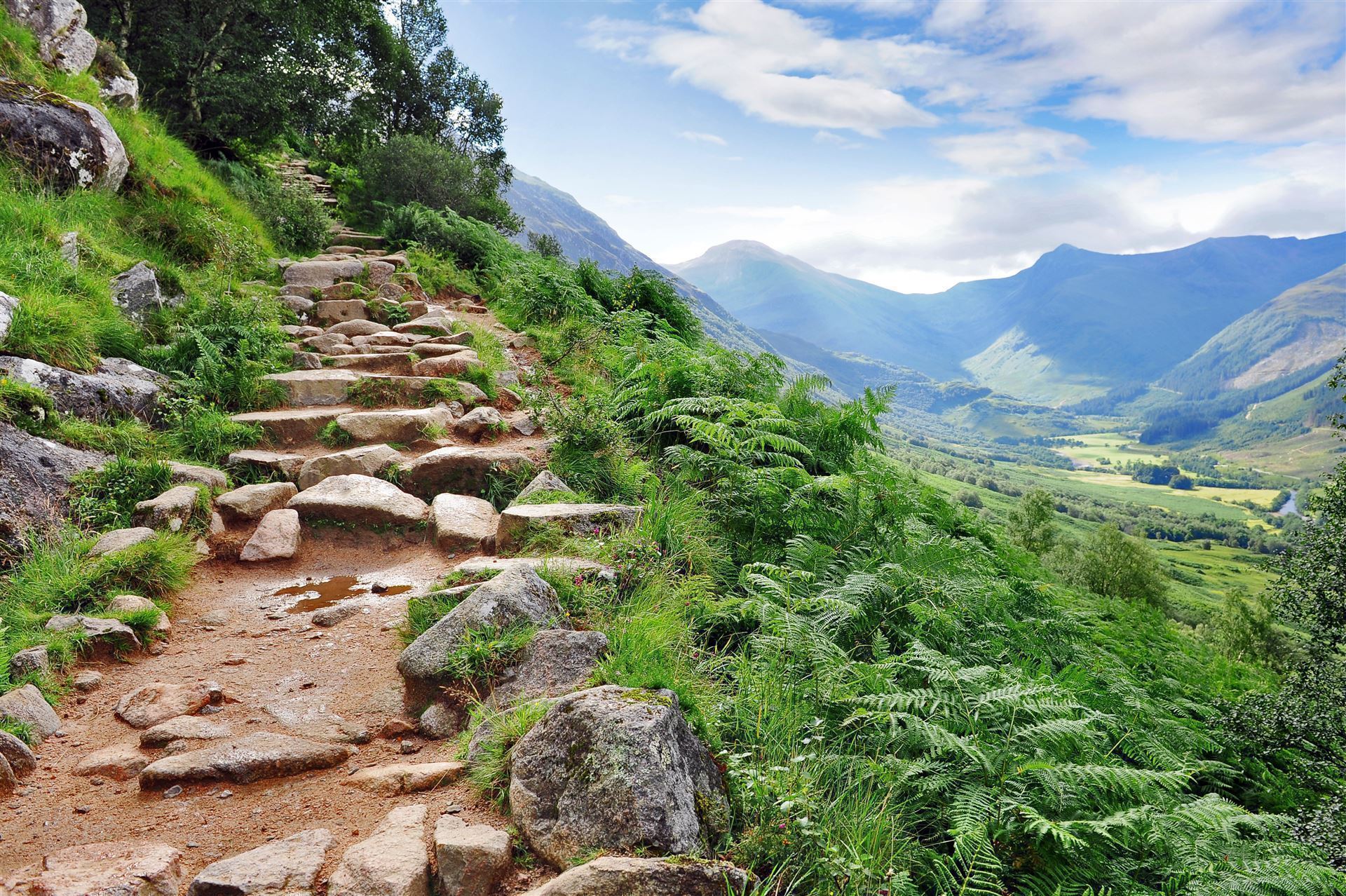 Wanderweg zum Ben Nevis