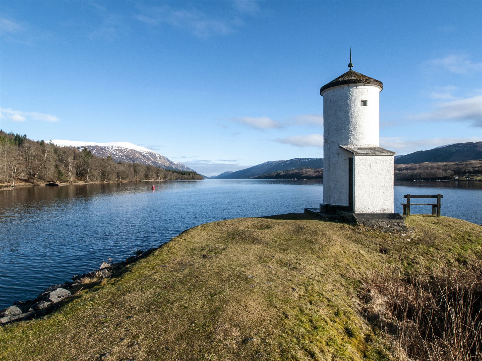 Gairlochy Leuchtturm am Loch Lochy