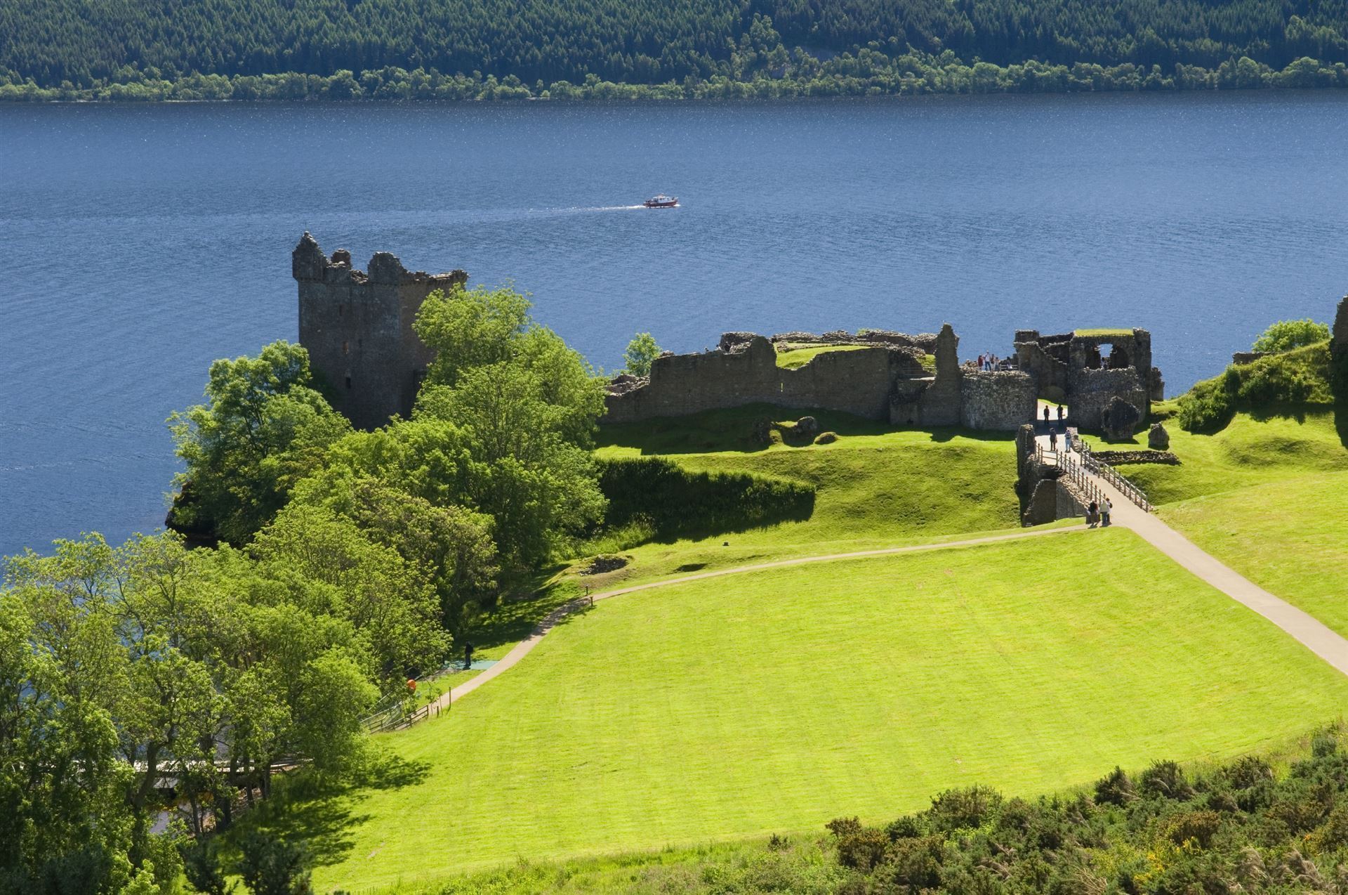 Urquhart Castle am Loch Ness