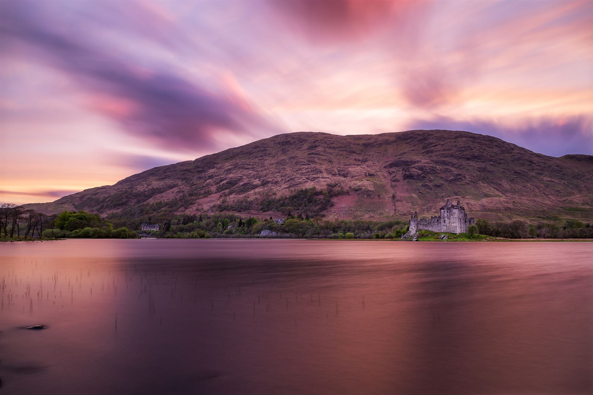 Sonnenuntergang am Loch Awe