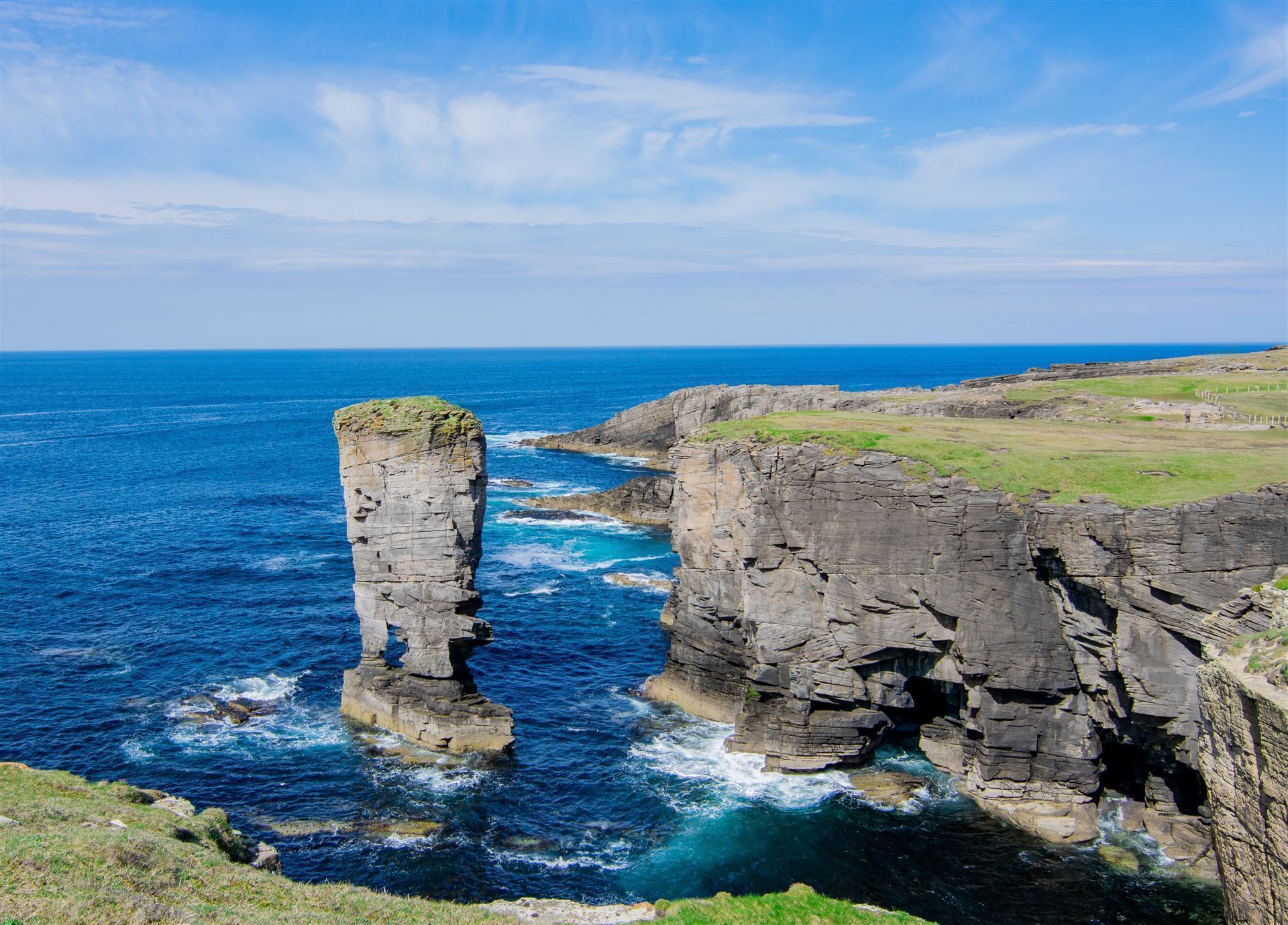 Yesnaby Cliff