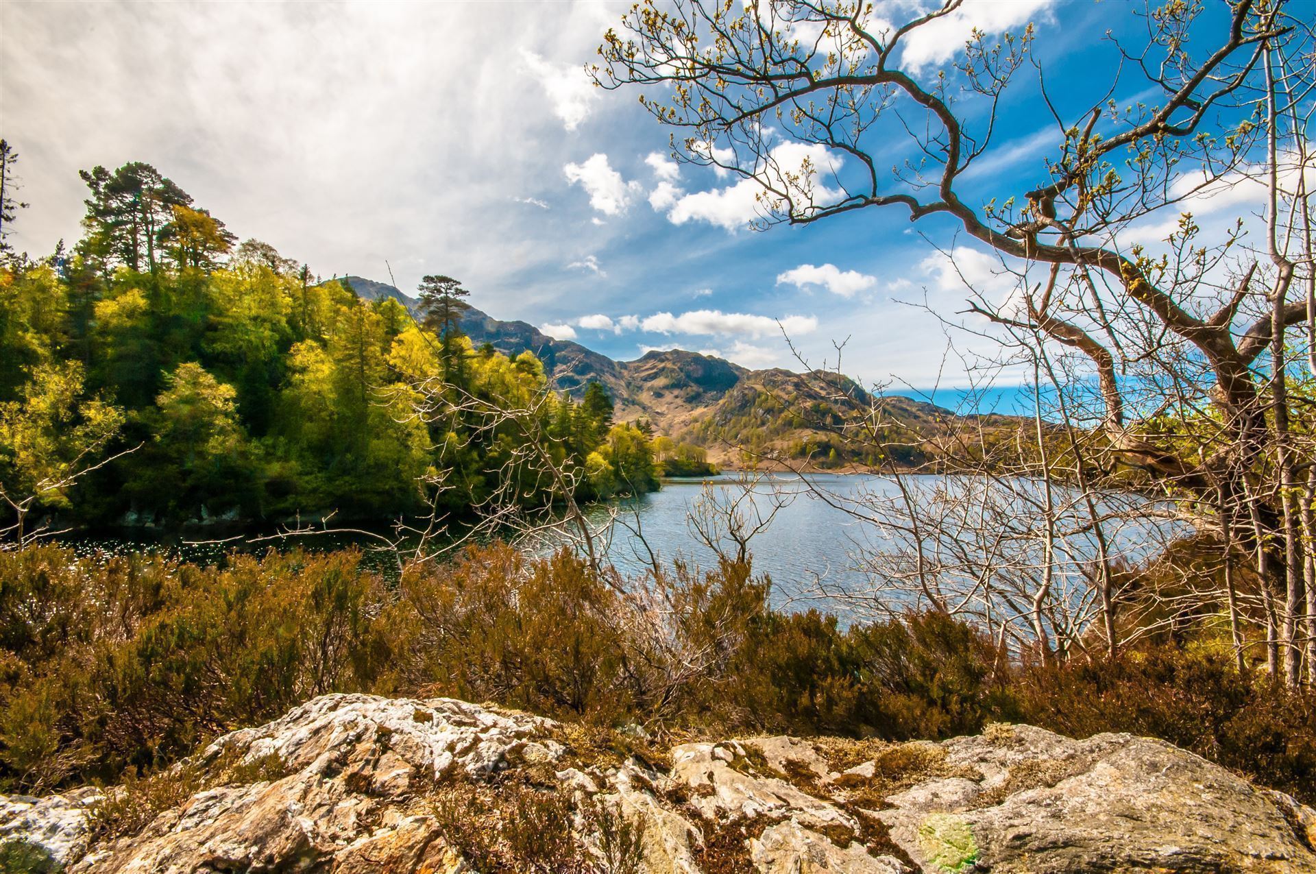 Loch Katrine in der Nähe von Aberfoyle