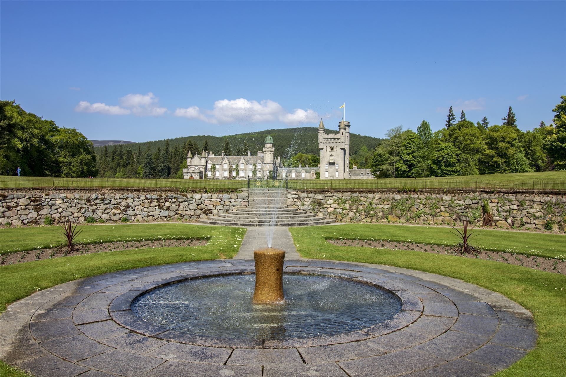 Großer Garten am Balmoral Castle